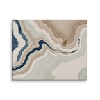 Terrace canvas artwork with stepped stone-like shelves and warm mineral gradients, shown on white.