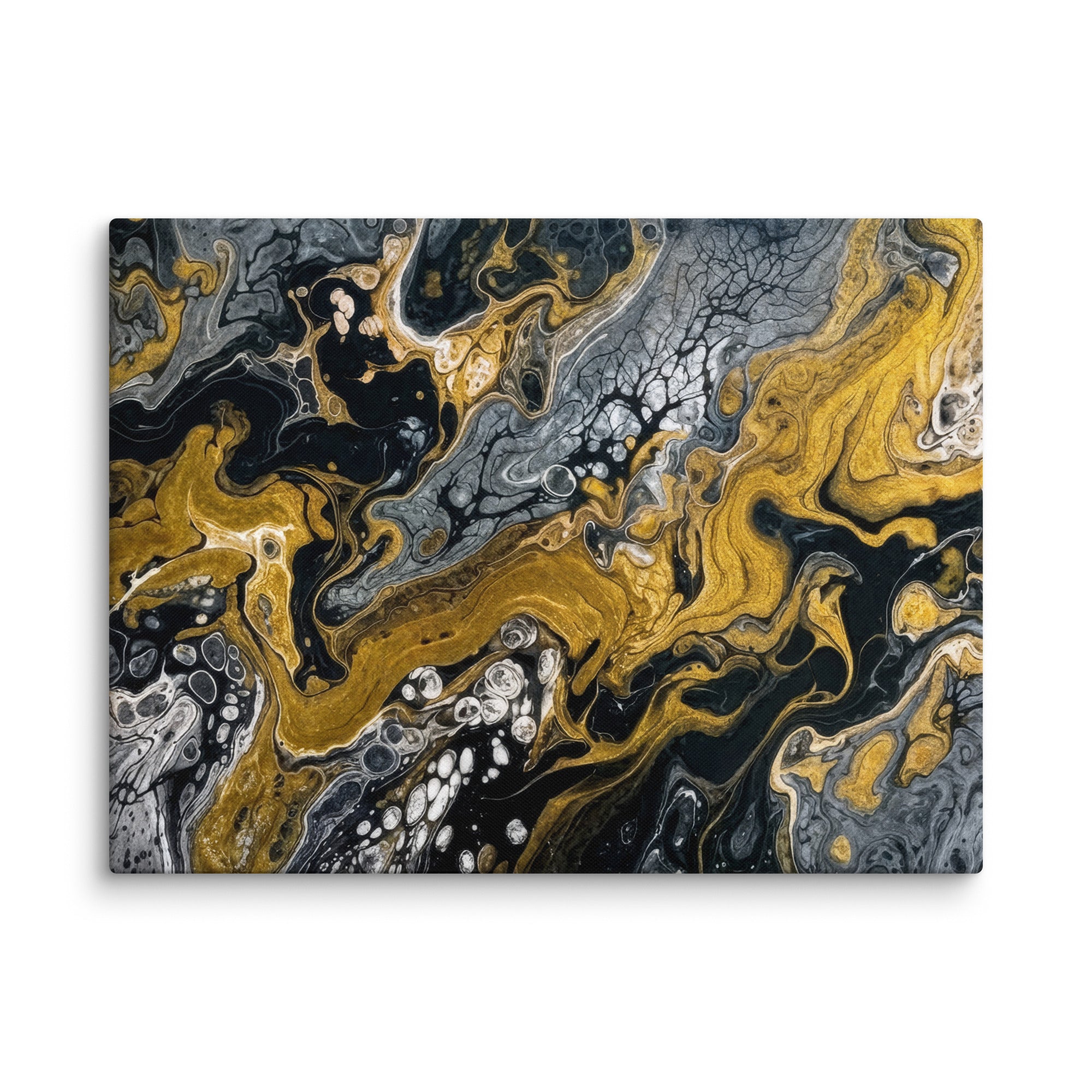 Aurum canvas print front-facing product image in 24 x 48 inch statement piece