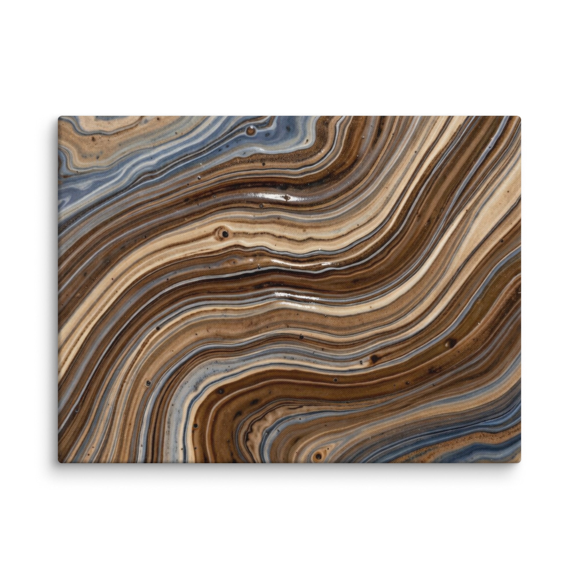 Dunes canvas print shown in wall display view in 20 x 40 inch statement piece
