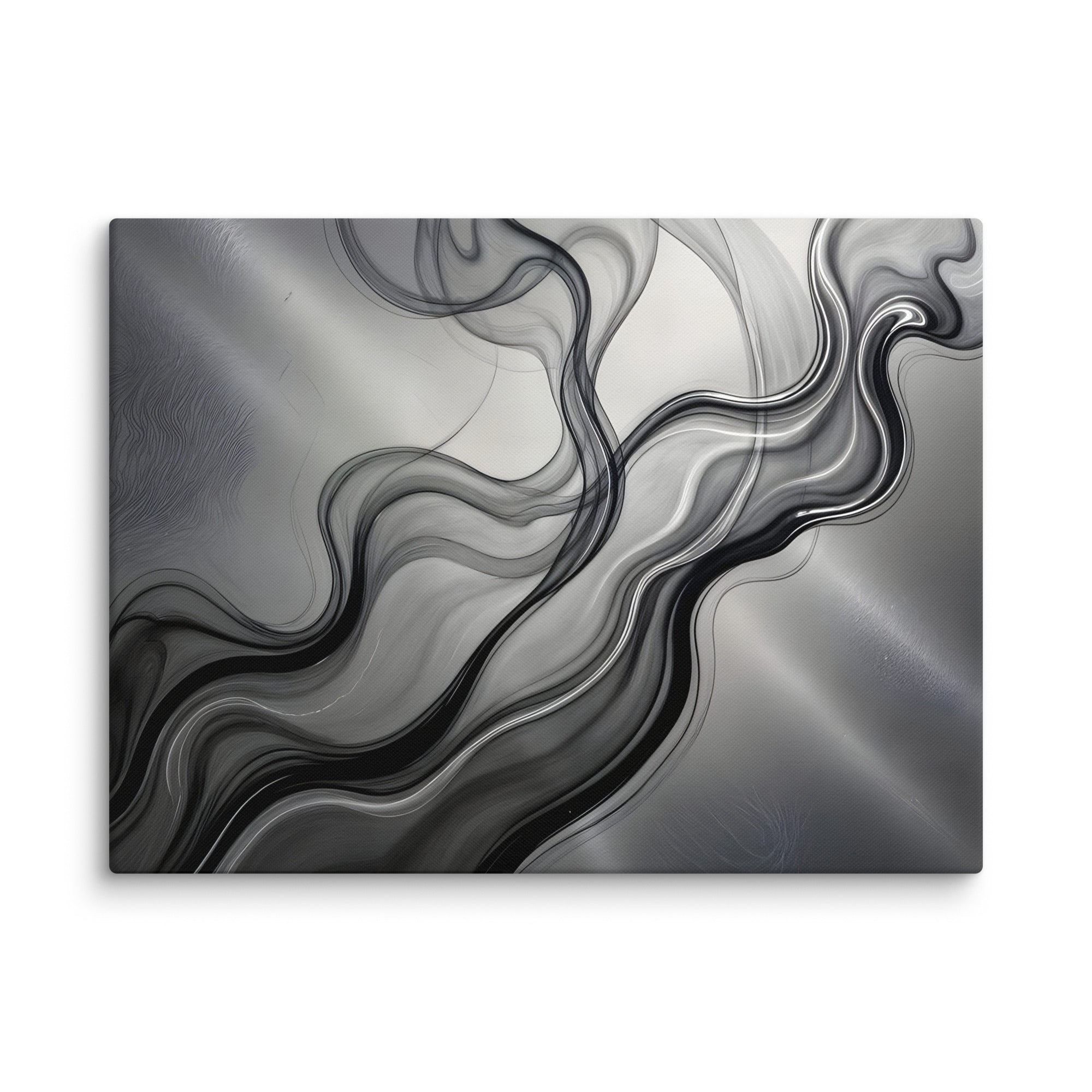 Smoke wall art product image as a canvas print in 18 x 26 inch large size