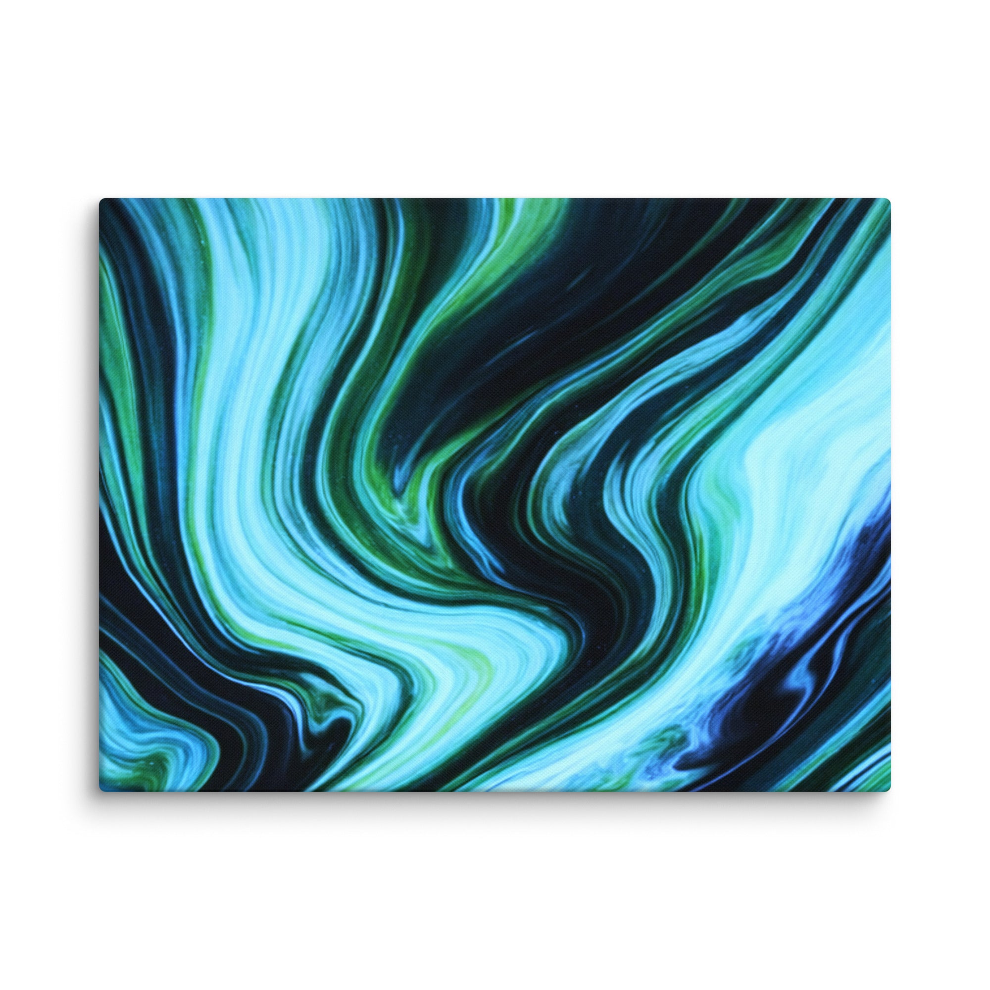 Velocity canvas print shown in wall display view in 18 x 24 inch large size