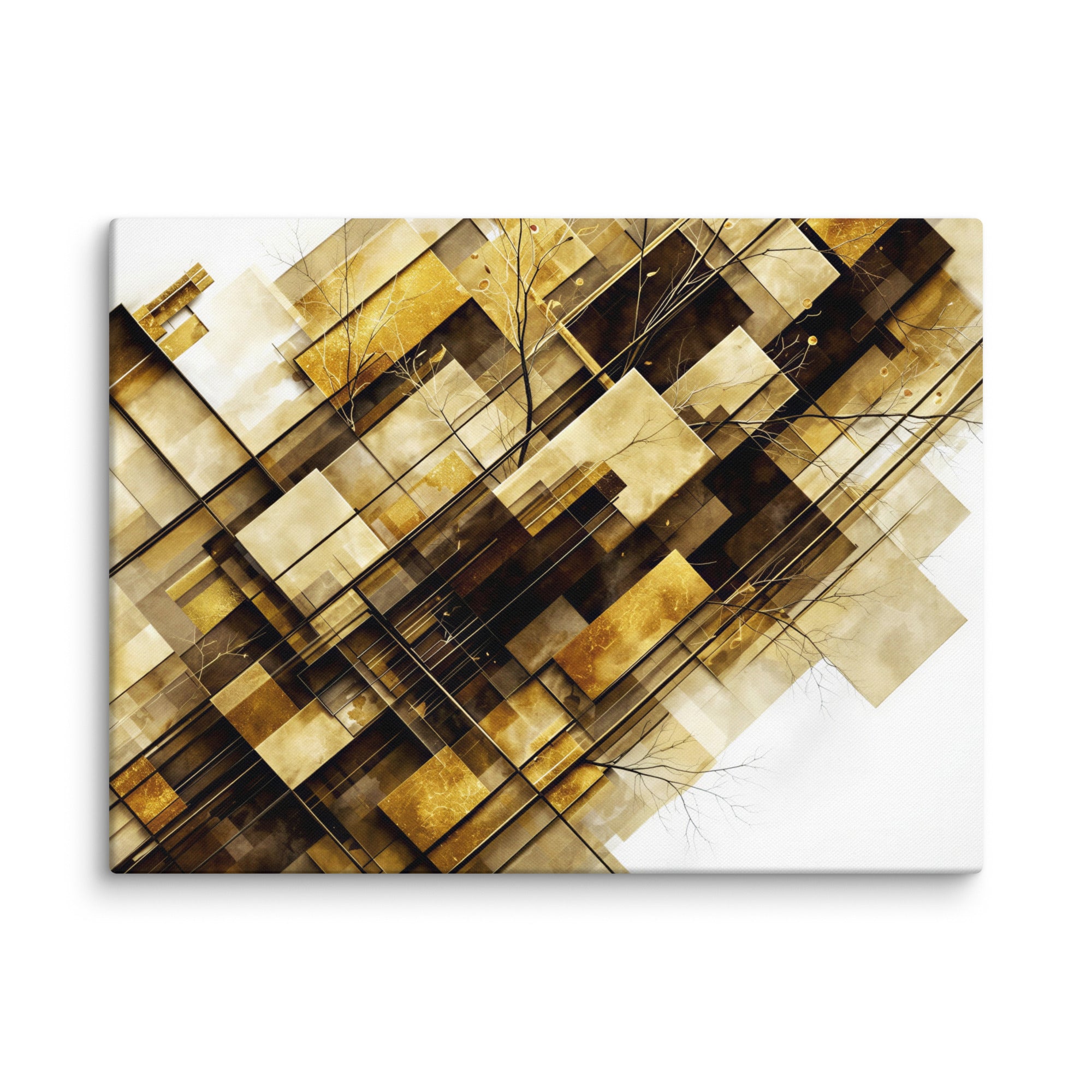 Helios canvas print shown in wall display view in 18 x 24 inch large size