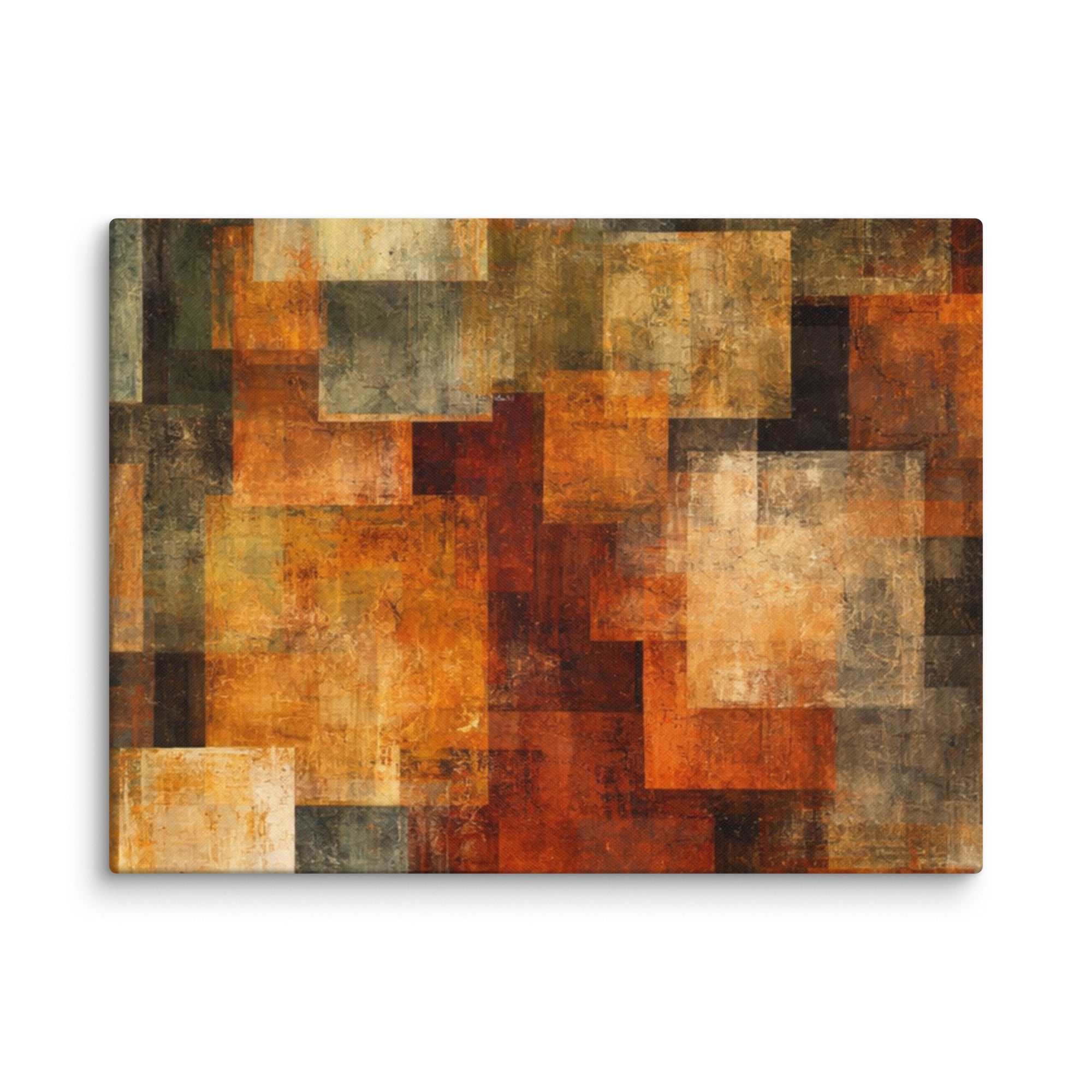 Harvest canvas print shown in wall display view in 18 x 24 inch large size