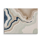 Terrace canvas artwork with stepped stone-like shelves and warm mineral gradients, shown on white.
