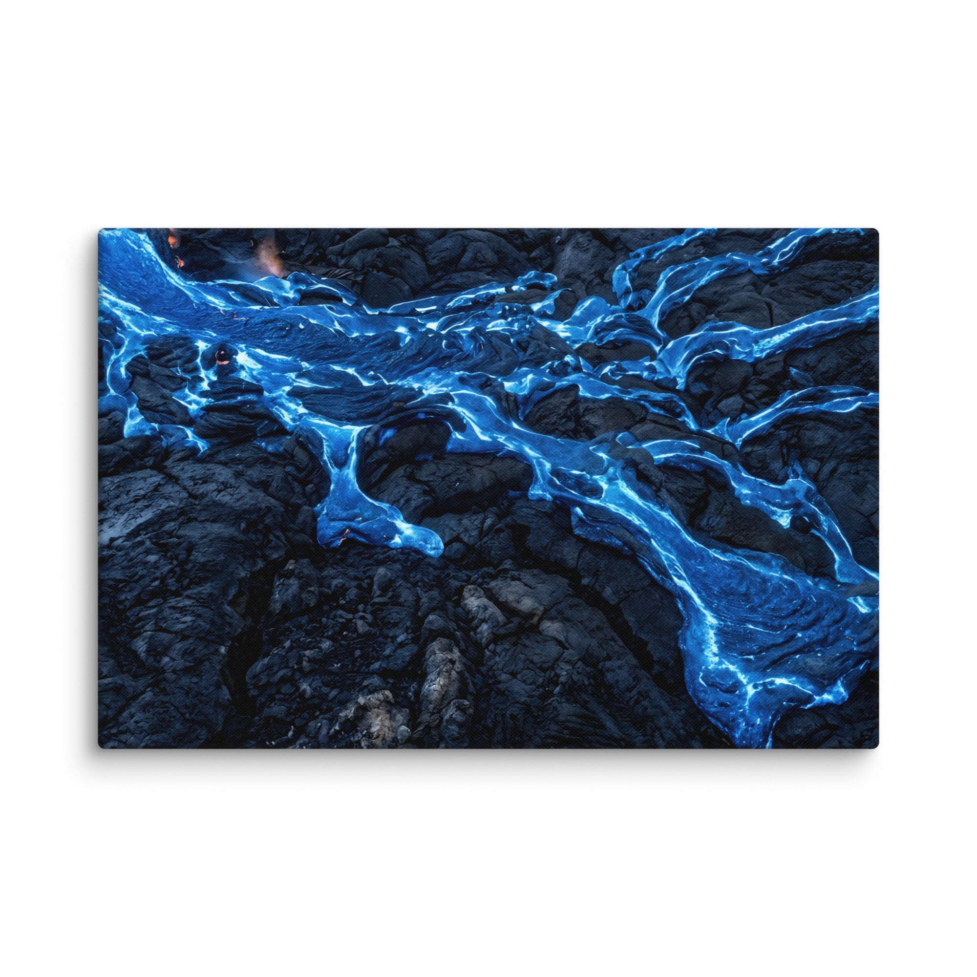 Scoria canvas print product mockup in 24 x 32 inch large size