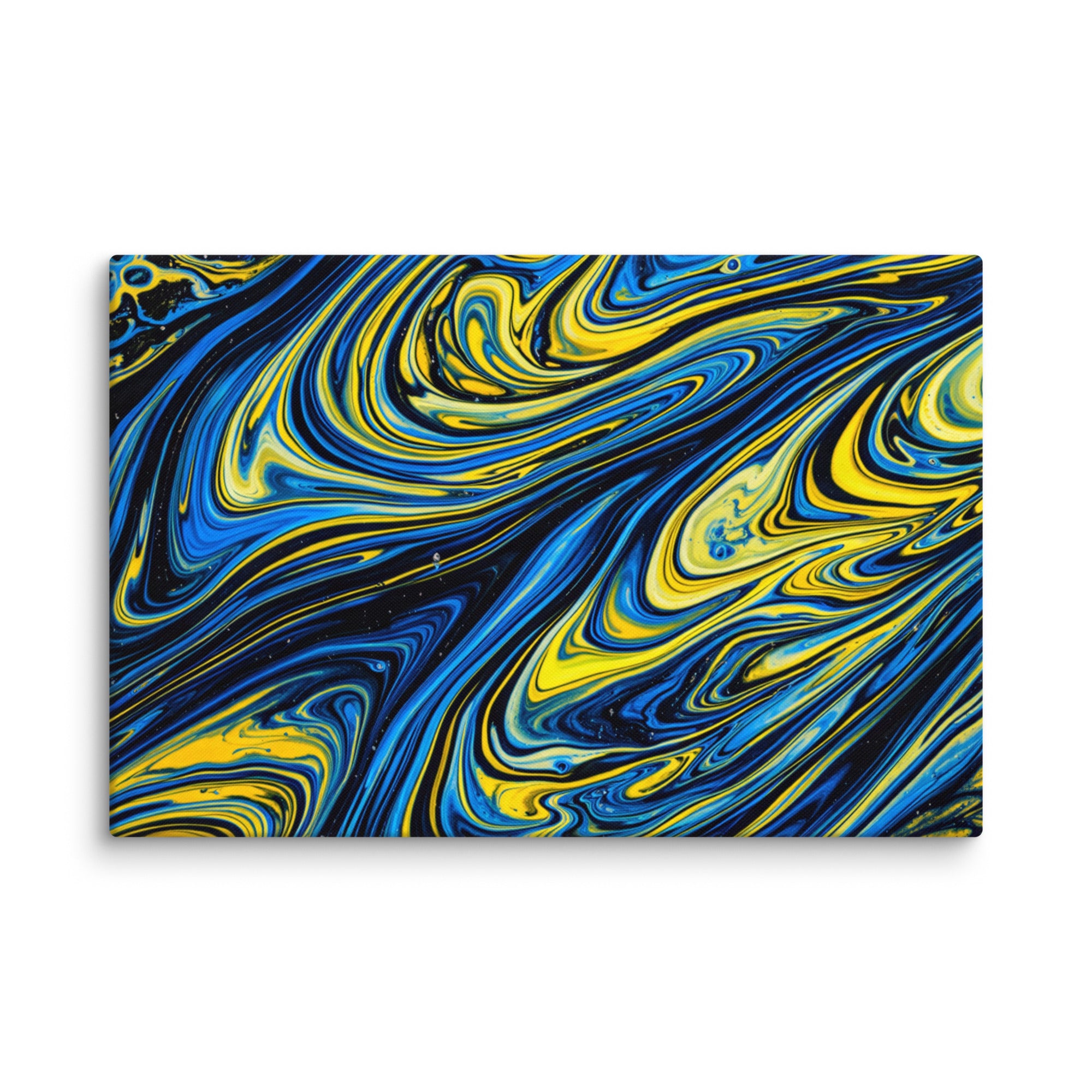 Coral canvas print, wall display view in 40 x 60 inch statement piece
