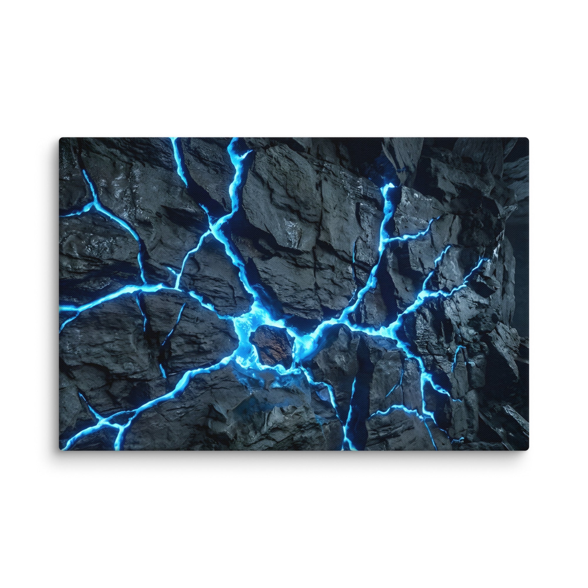 Vesicle canvas print shown in wall display view