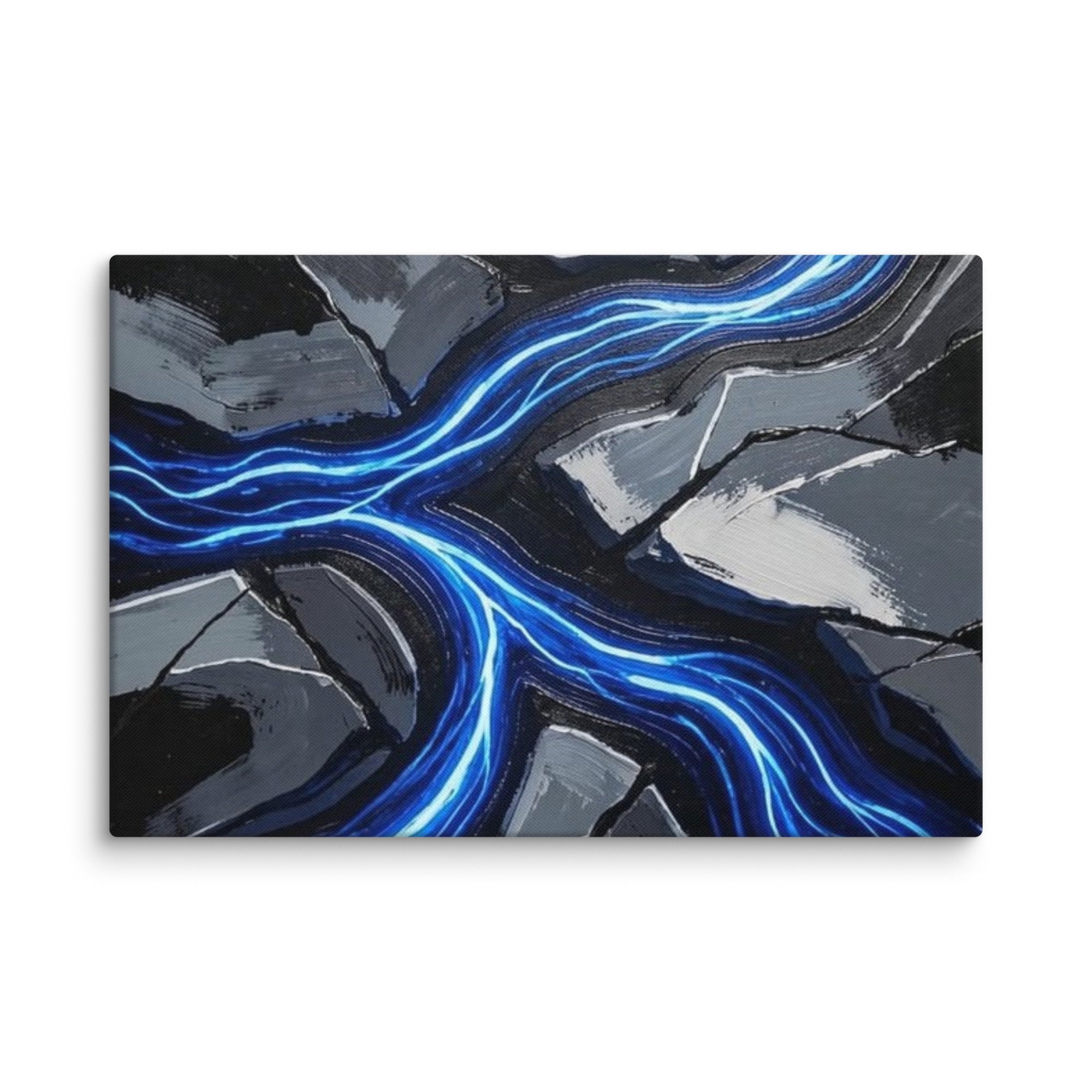 Viscous canvas print shown in wall display view