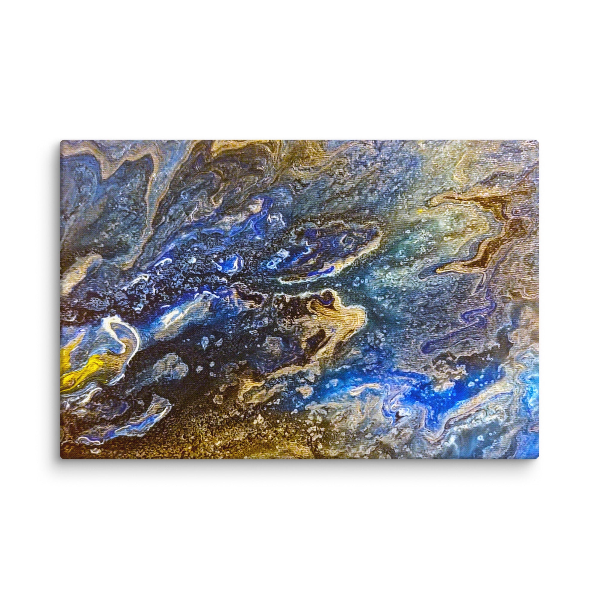 Distant Life canvas print product view in 40 x 60 inch statement piece