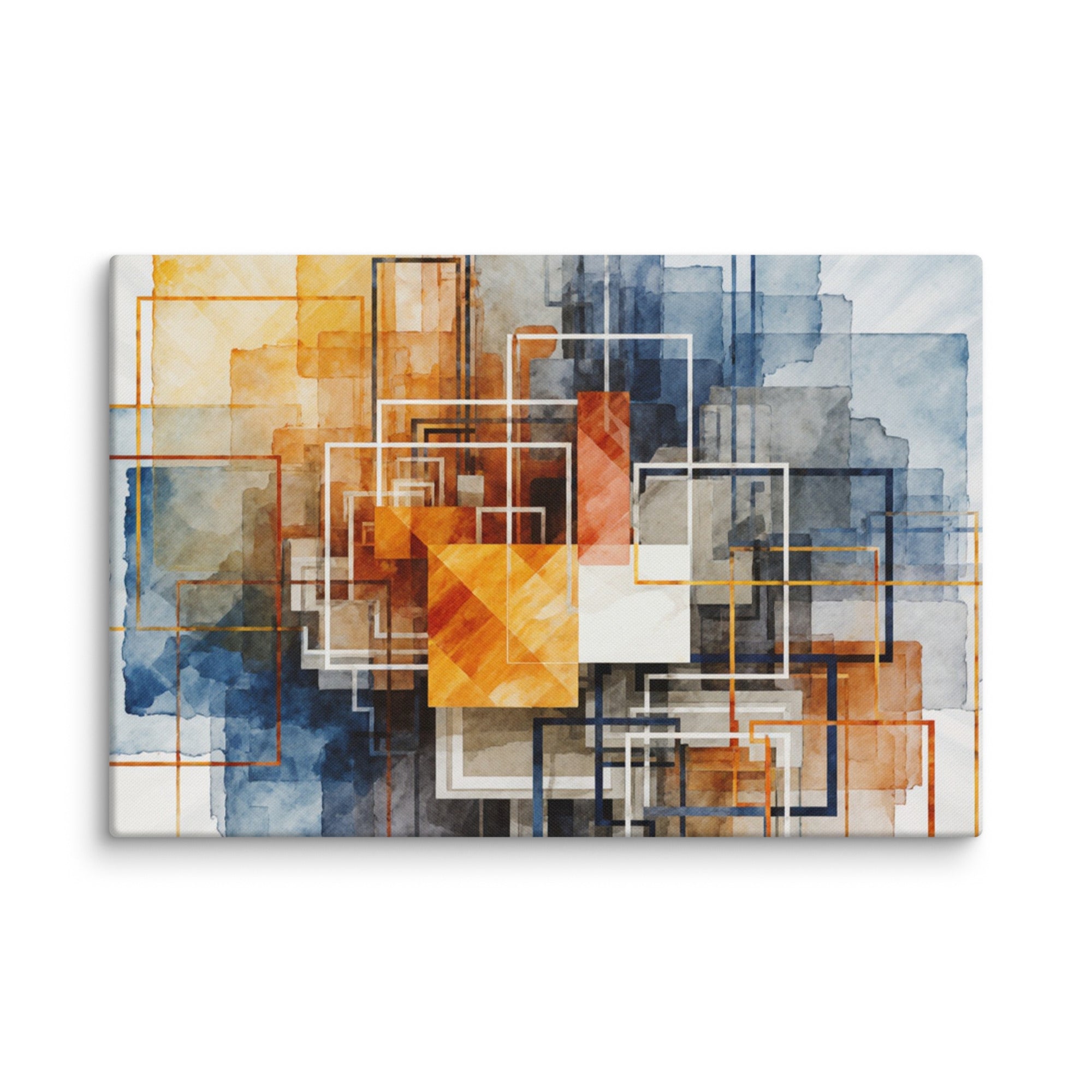 Reticle canvas print product view in 40 x 60 inch statement piece
