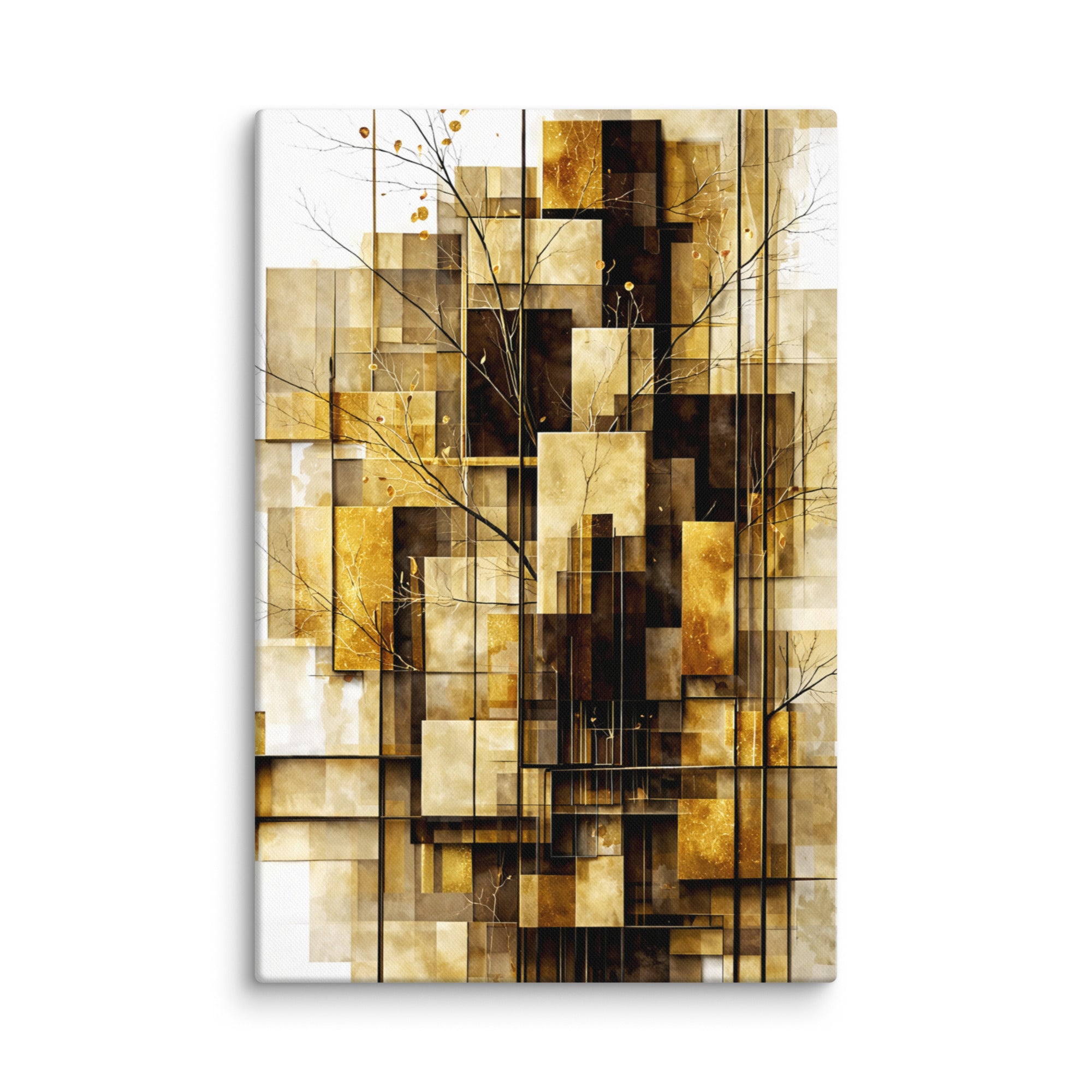 Xaltin canvas print product mockup in 40 x 60 inch statement piece
