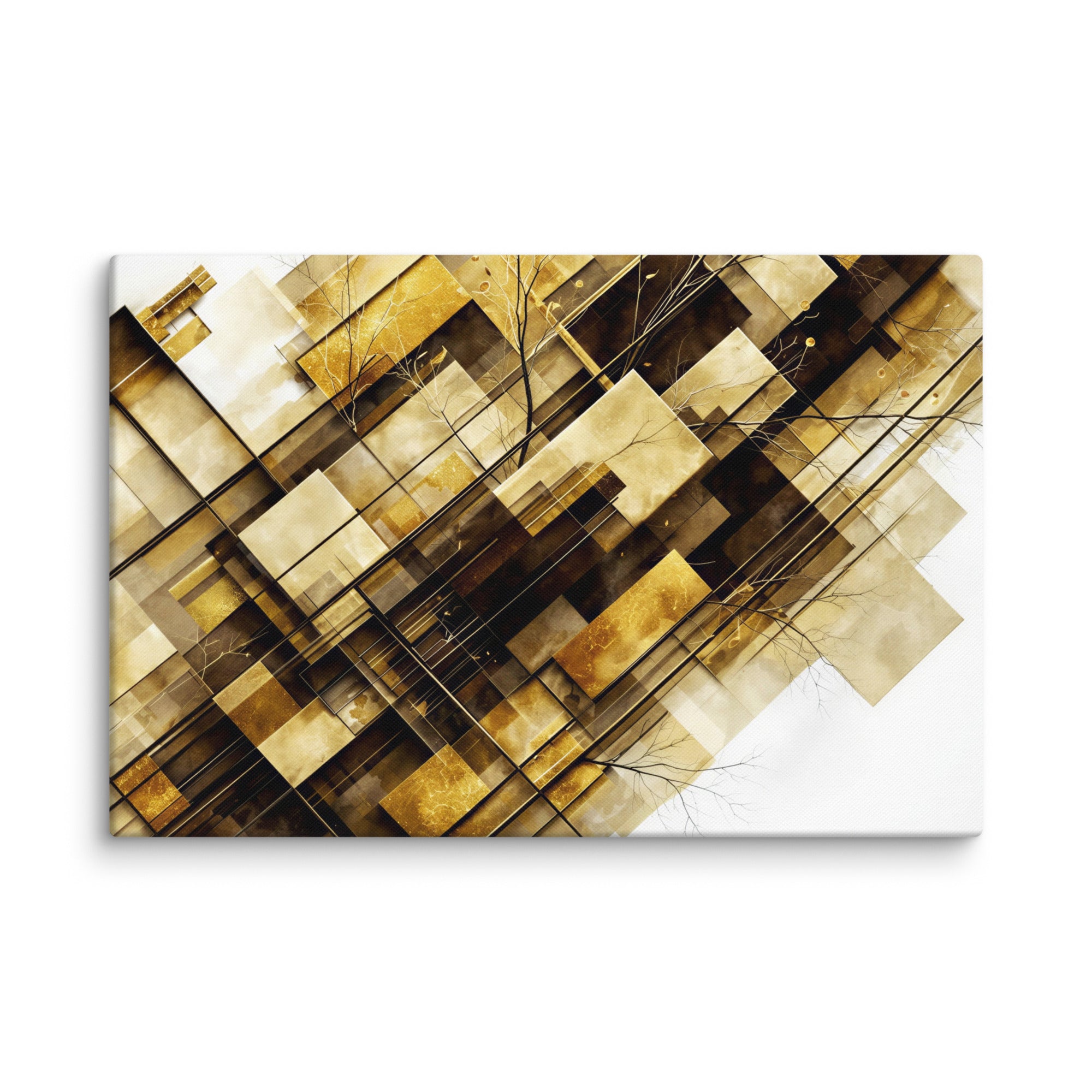 Helios canvas print product view in 40 x 60 inch statement piece
