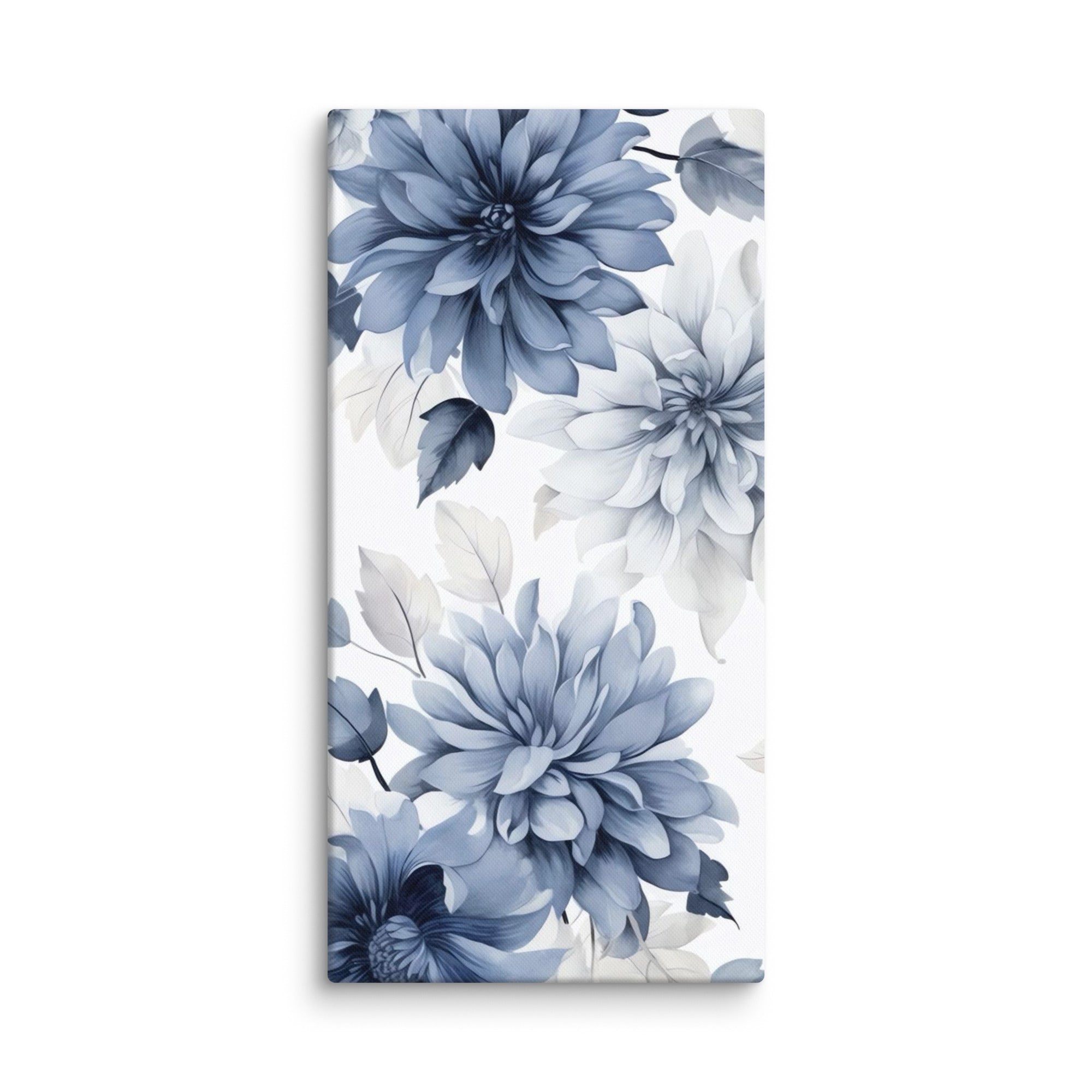 Celeste Azure Canvas Floral Wall Art Mb Canvas premium quality wall art, timeless design many large sizes to chose from. ready to hang
