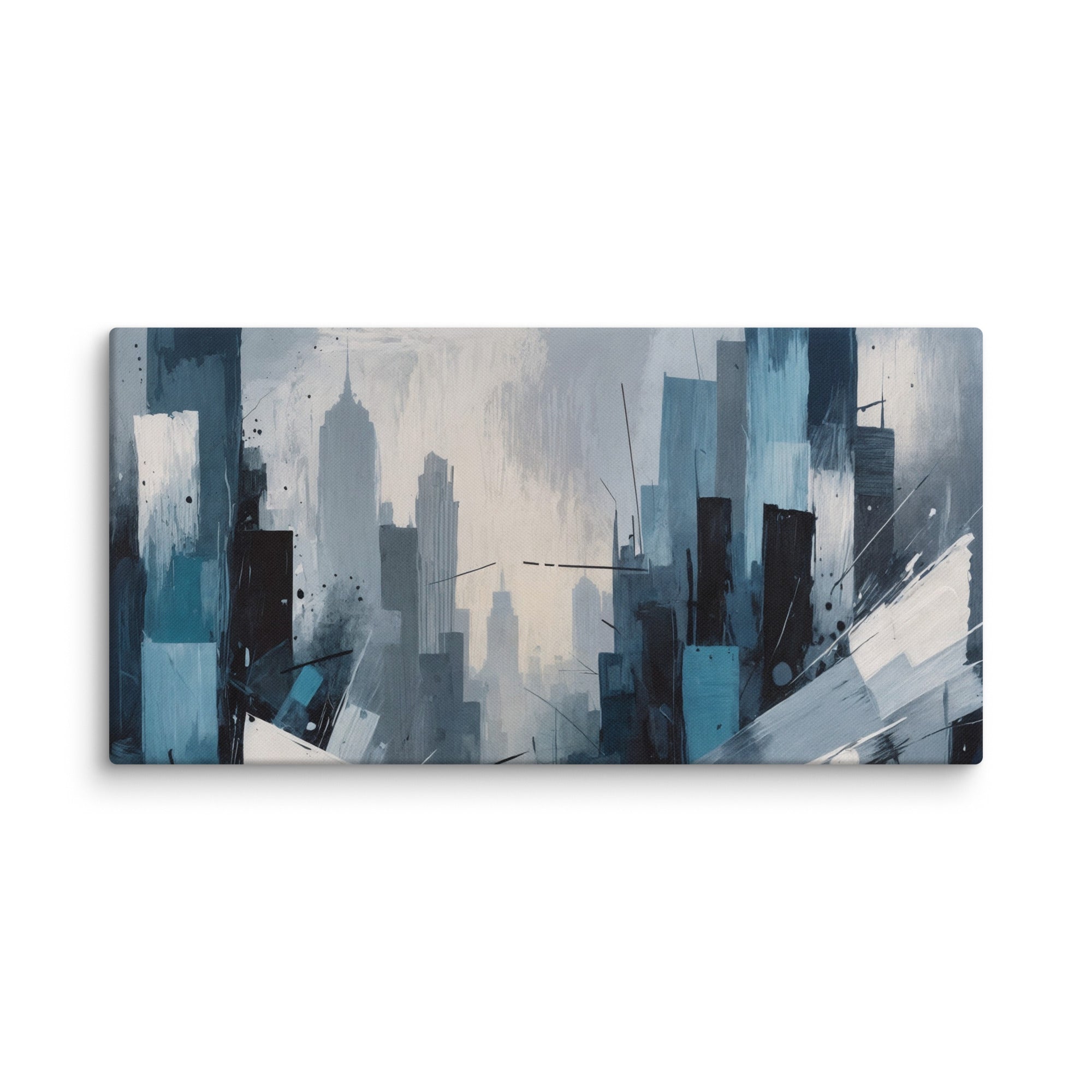 Zephyr canvas skyline product mockup in 26 x 26 inch large size