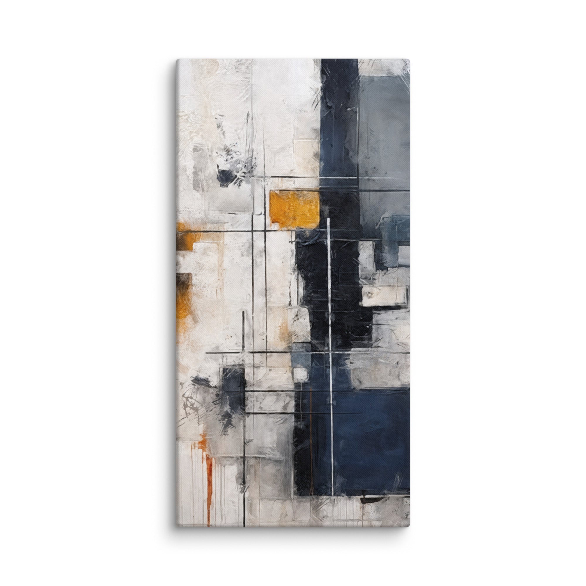 Chasm canvas urban with product details shown in 24 x 36 inch statement piece