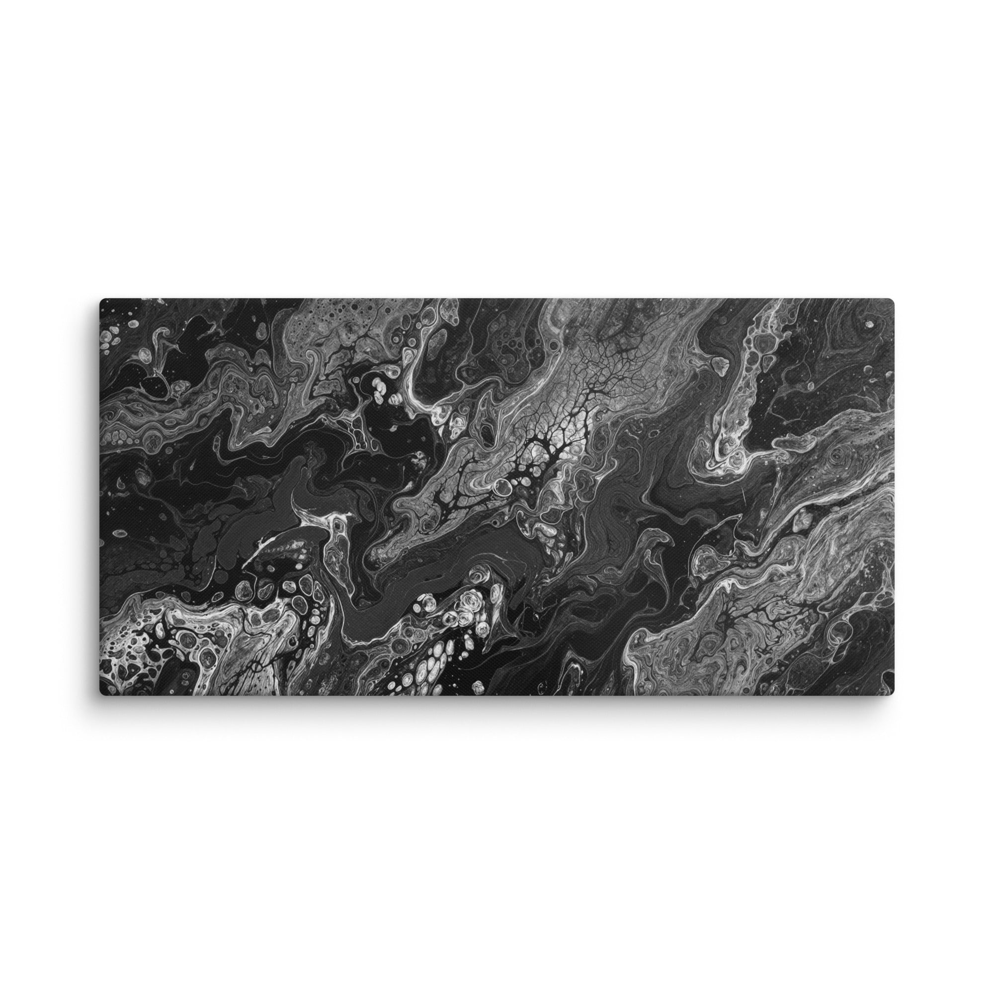 Dark Matter wall art product image as a canvas print in 18 x 26 inch large size