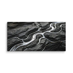 Basalt canvas print, wall display view in 20 x 28 inch large size