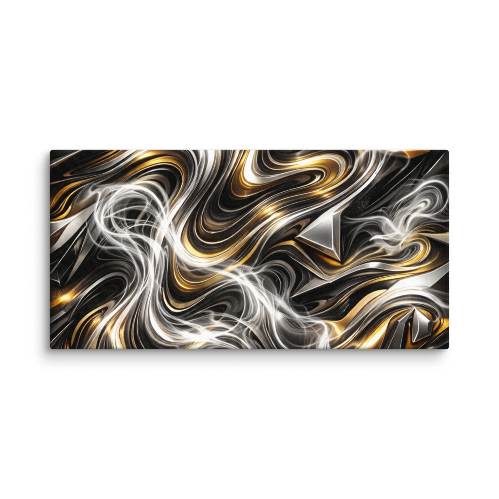 Ouro wall art product image as a canvas print in 18 x 26 inch large size
