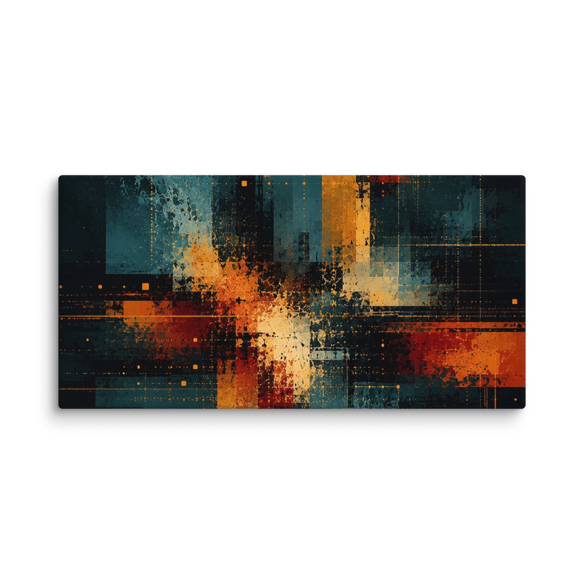 Axion wall art product image as a canvas print in 18 x 26 inch large size