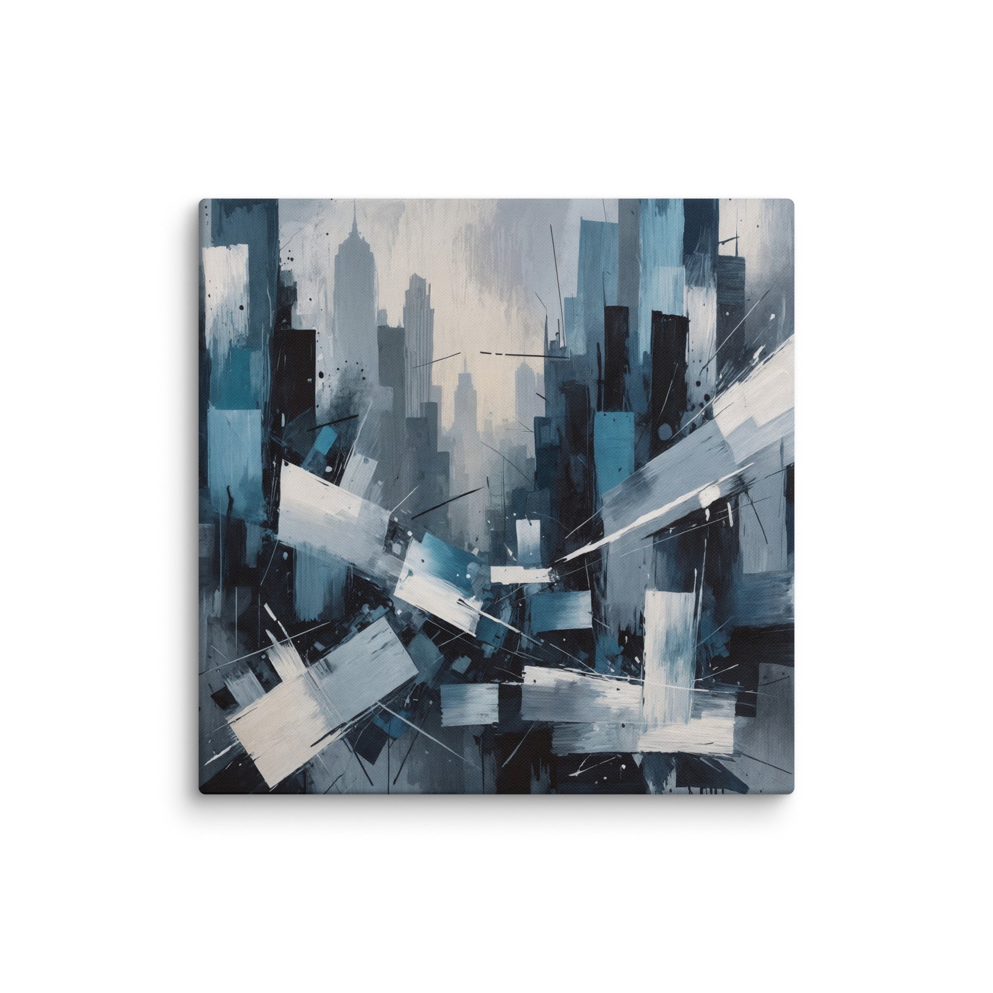 Zephyr canvas skyline product view in 26 x 40 inch statement piece