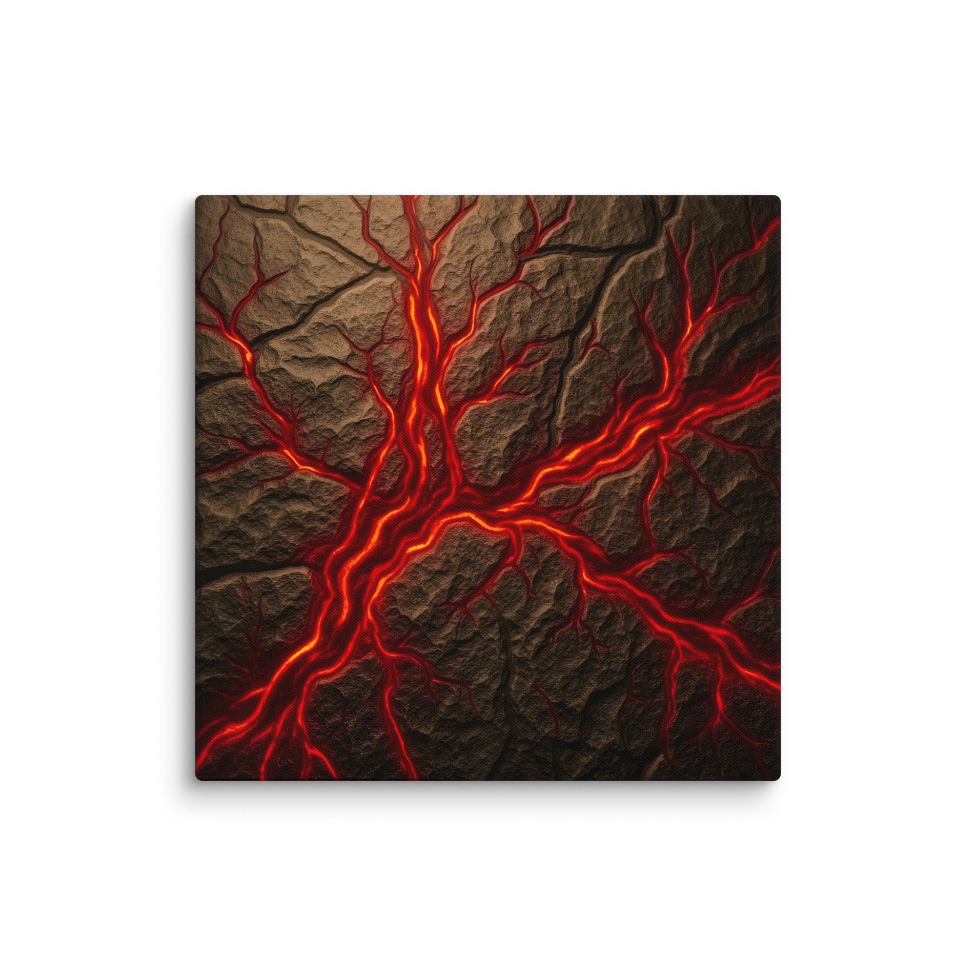Magma canvas print front-facing product image in 24 x 24 inch large size