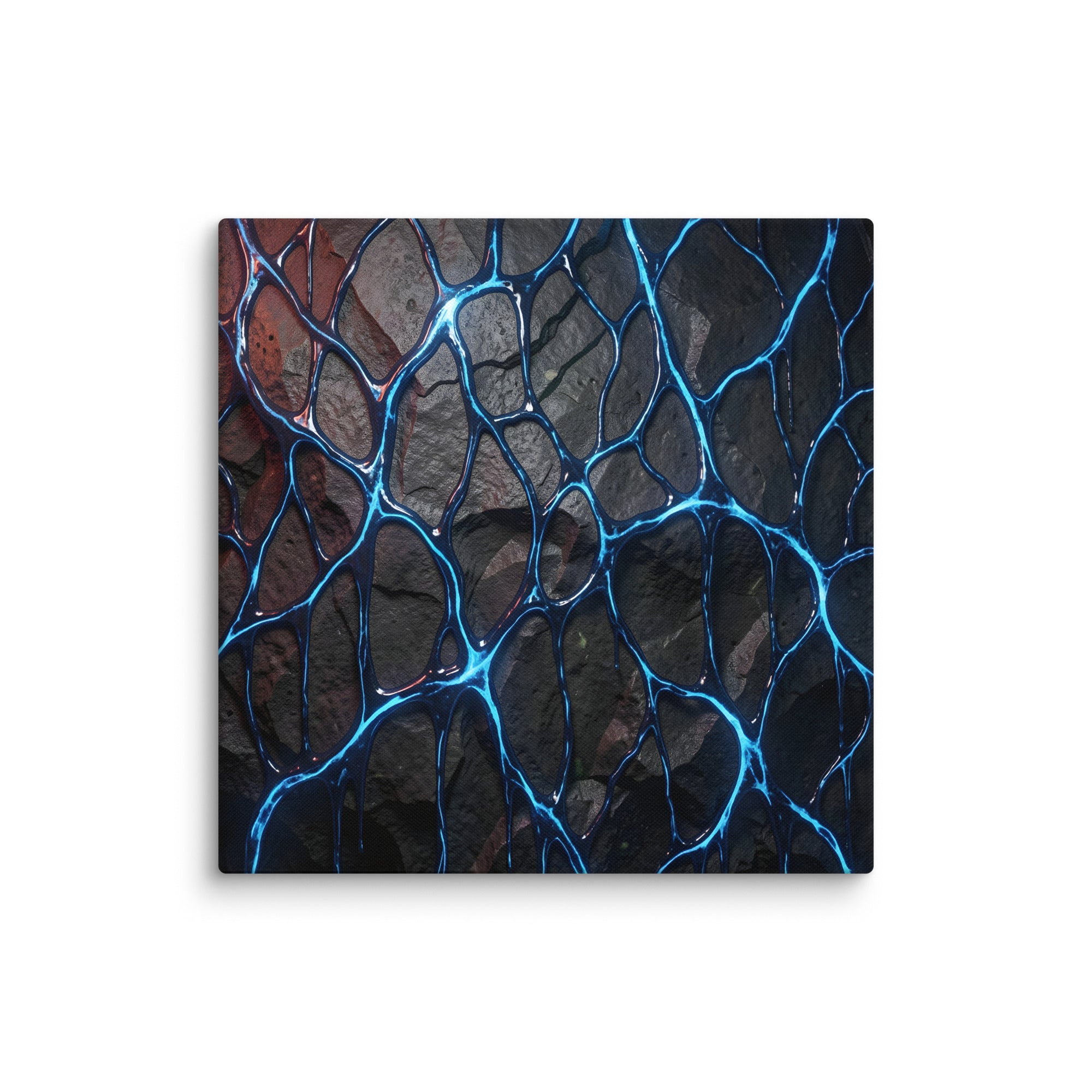 Magmatic wall art product image as a canvas print in 20 x 60 inch statement piece