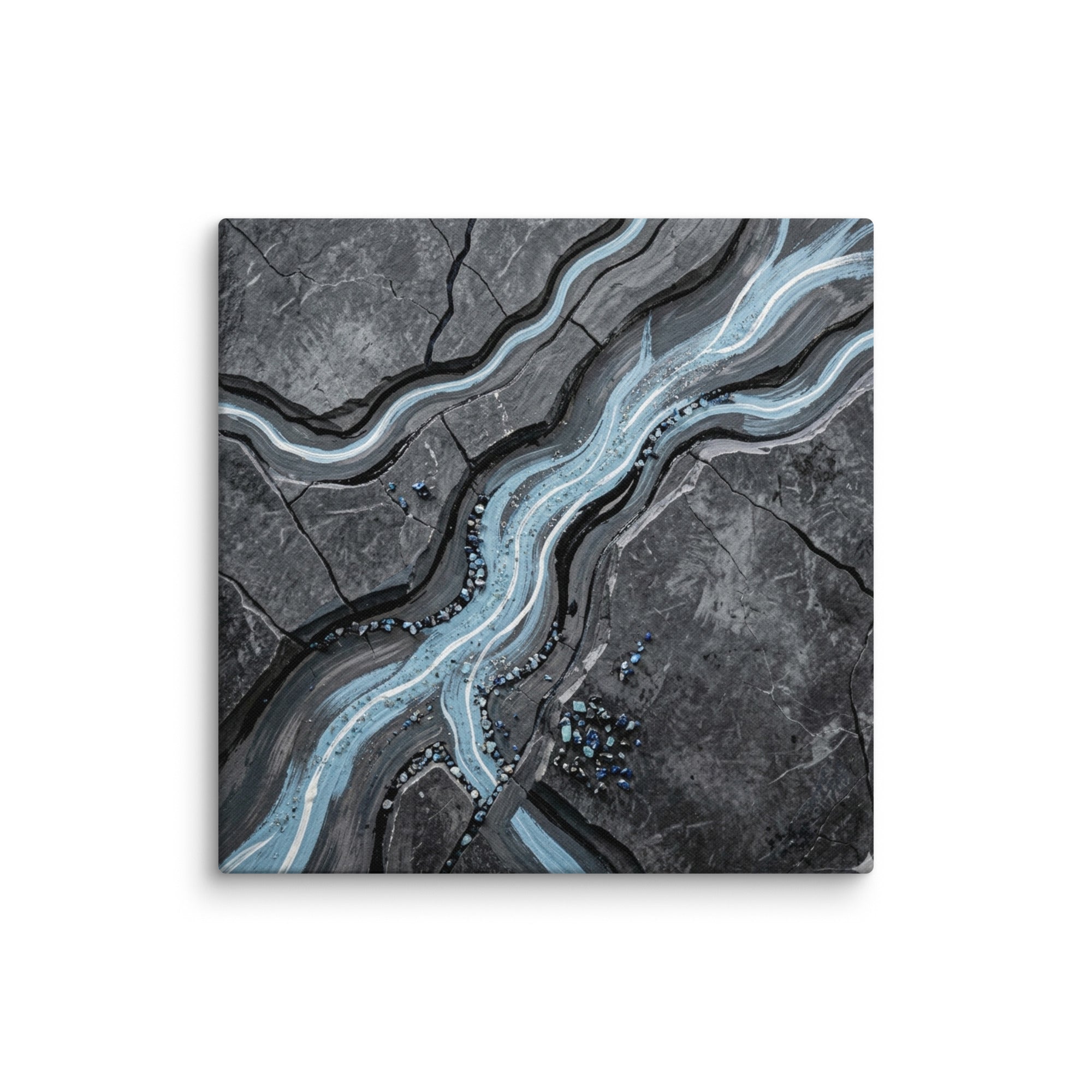 Viscosity canvas print front-facing product image in 24 x 24 inch large size