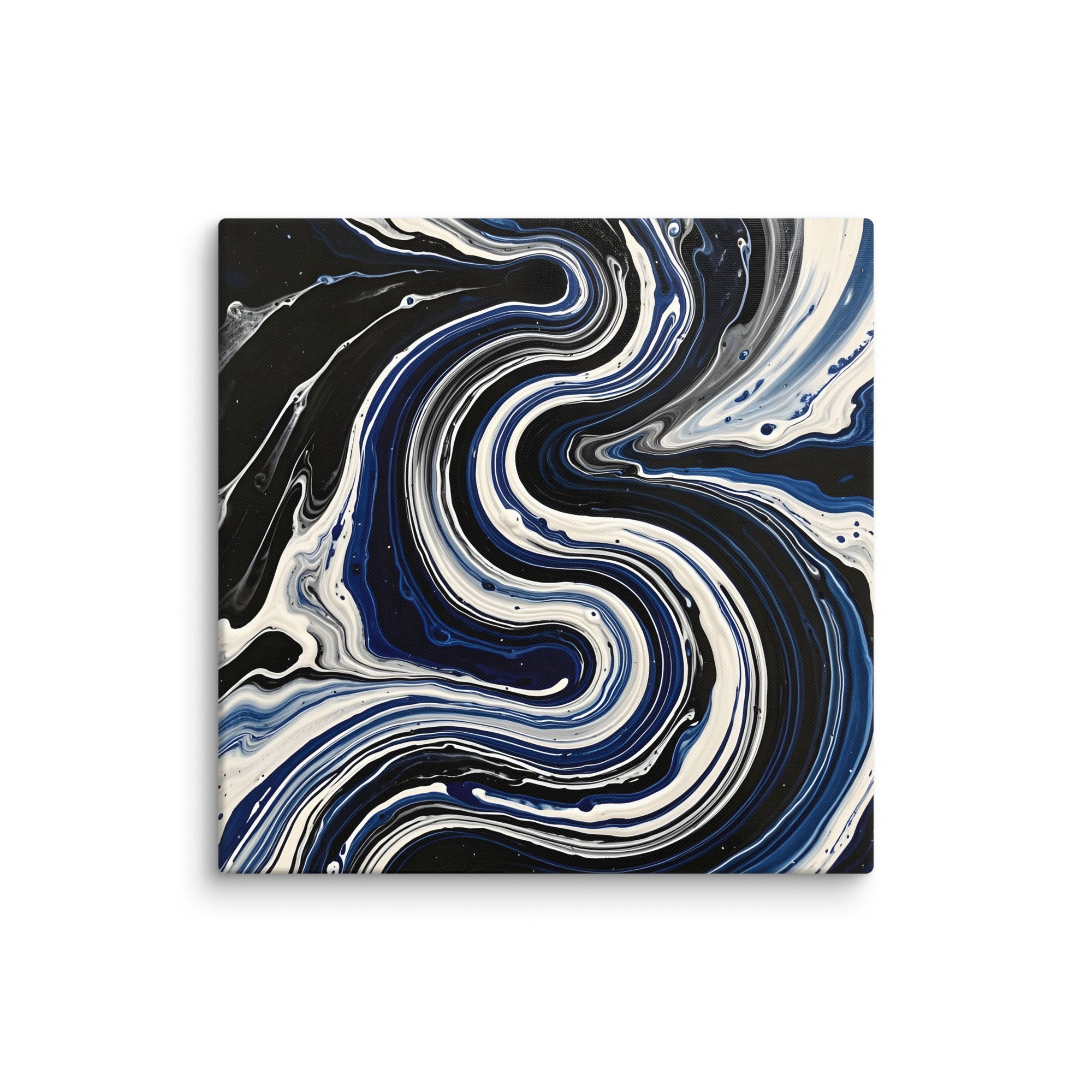 Midnight Surge canvas print front-facing product image in 20 x 20 inch universal size