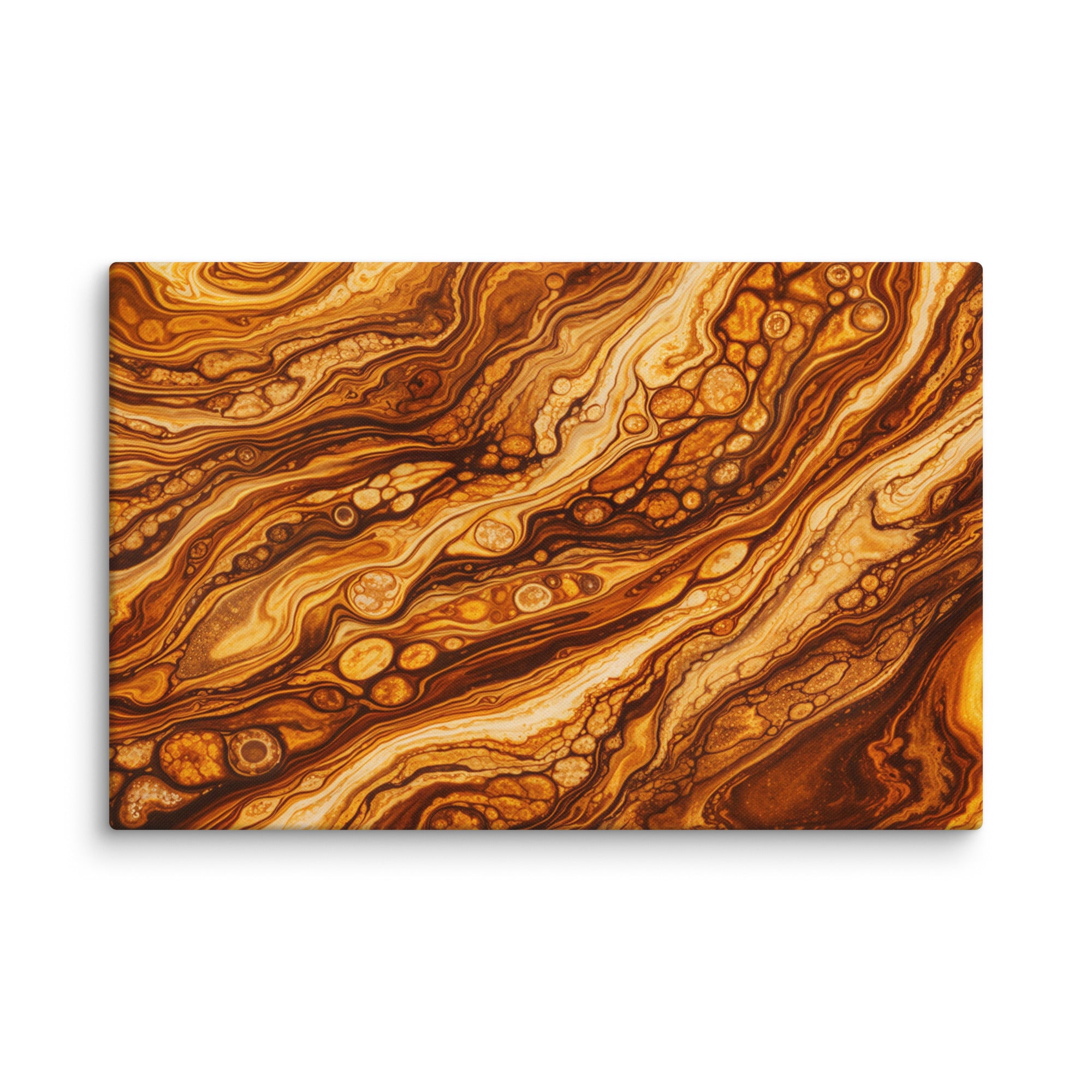 Molten Cells canvas print front-facing product image in 24 x 24 inch large size