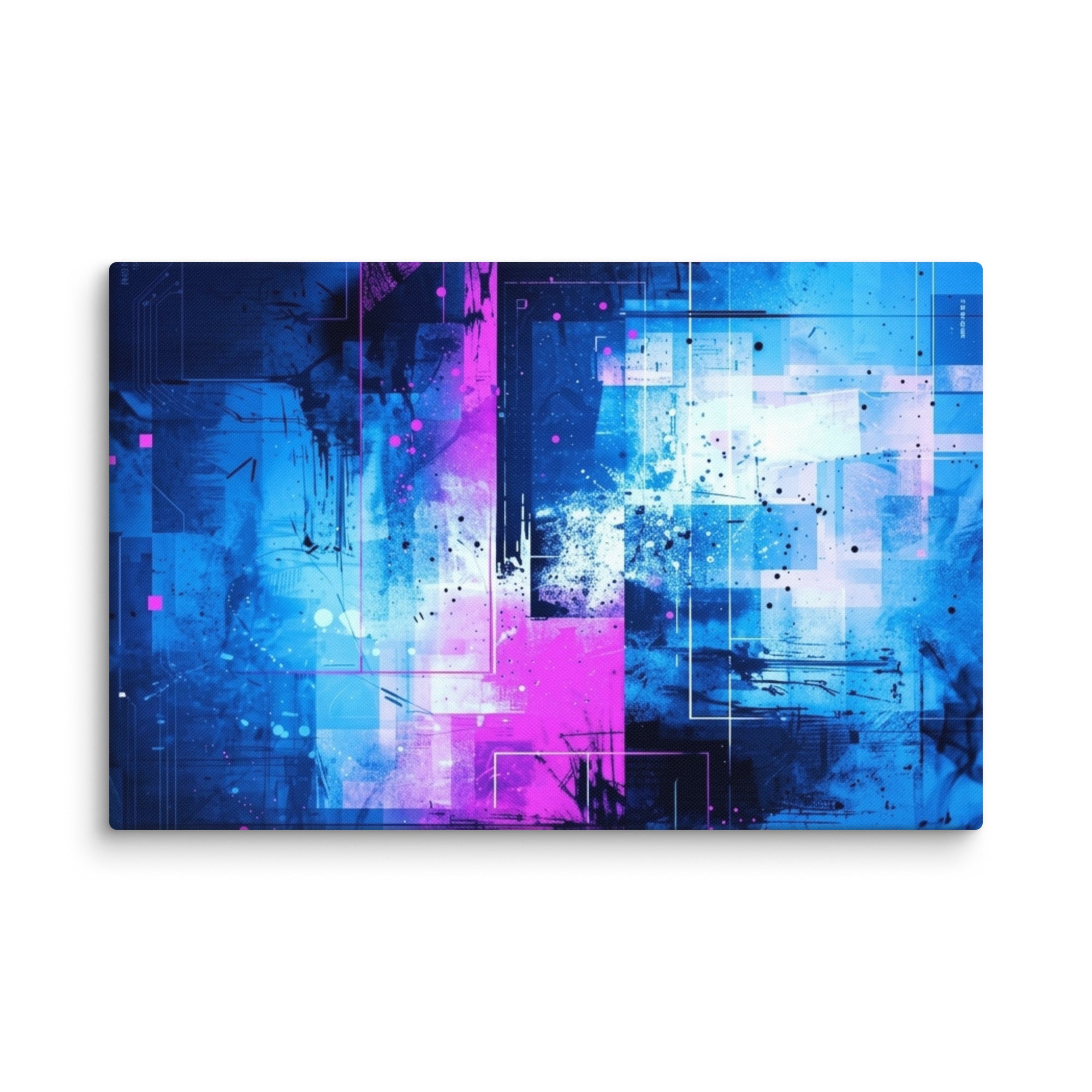 Canvas 'Neon wall art wall display image in 20 x 24 inch large size