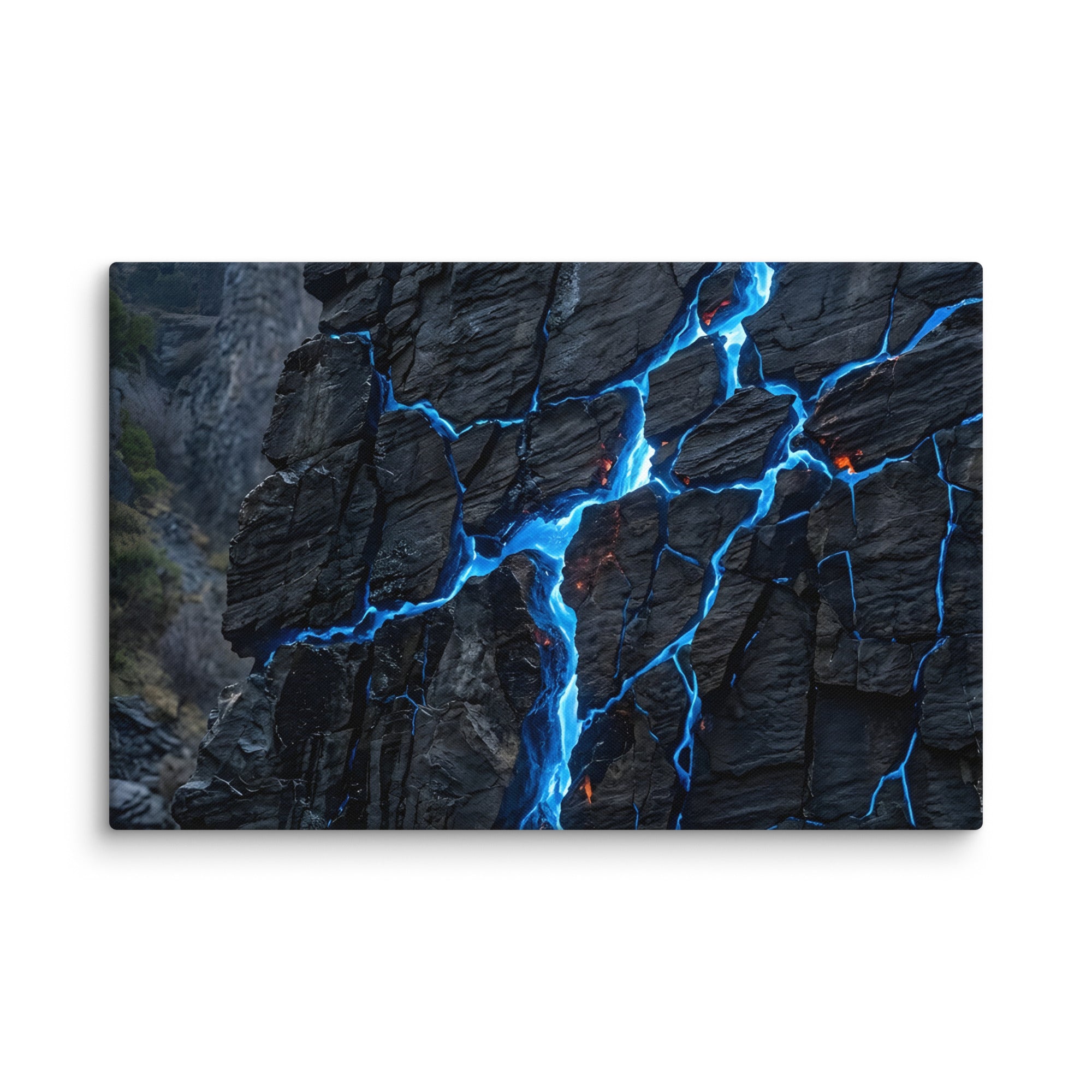 Xenolith canvas print product mockup in 24 x 32 inch large size
