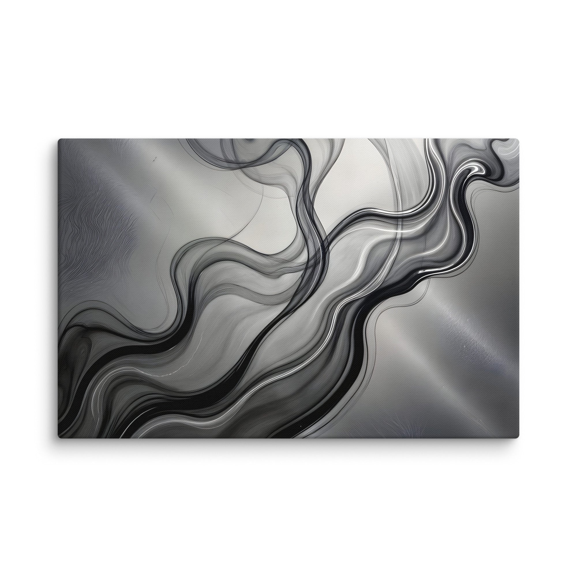 Smoke canvas print product mockup in 20 x 28 inch large size