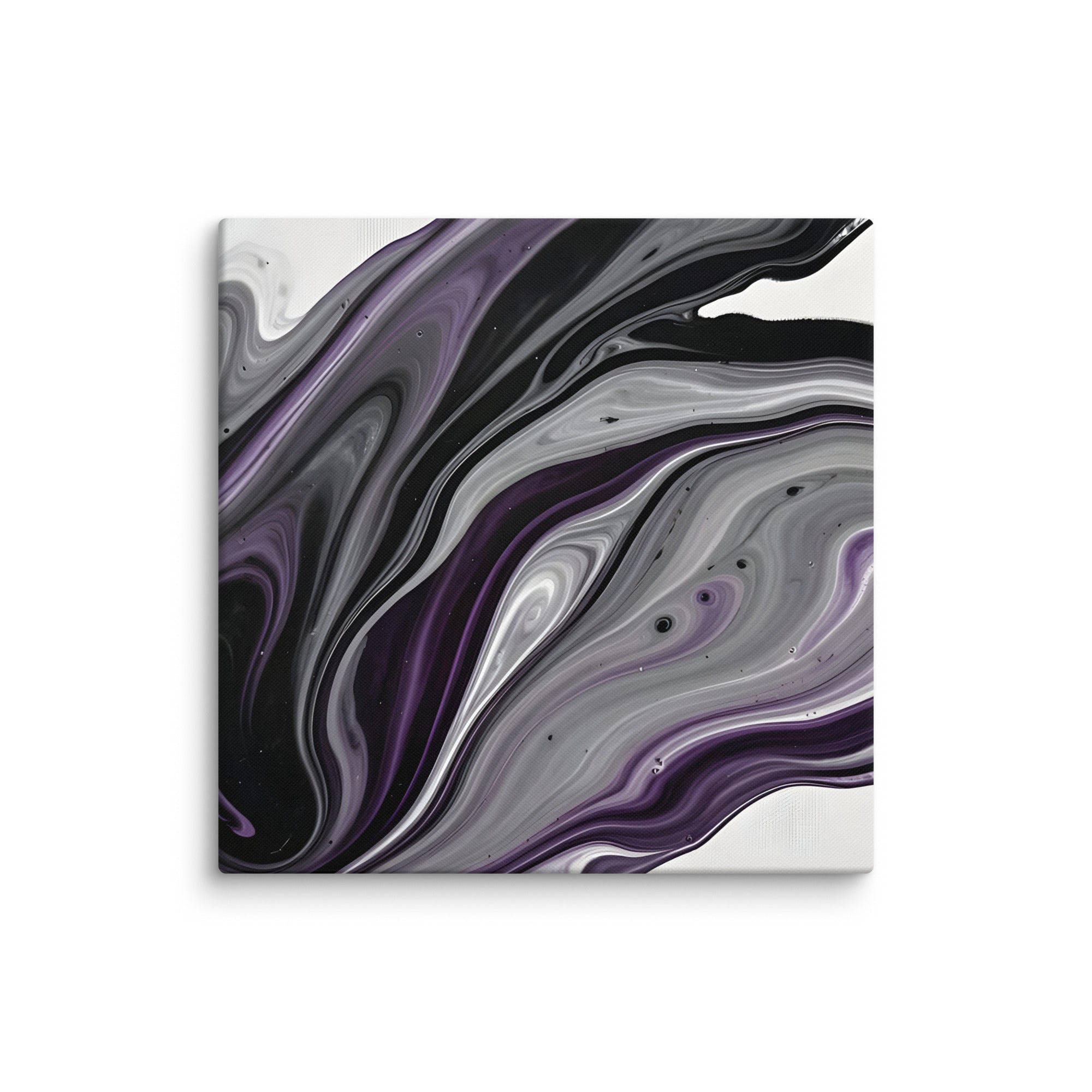 Amethyst Flow canvas print product mockup in 20 x 28 inch large size