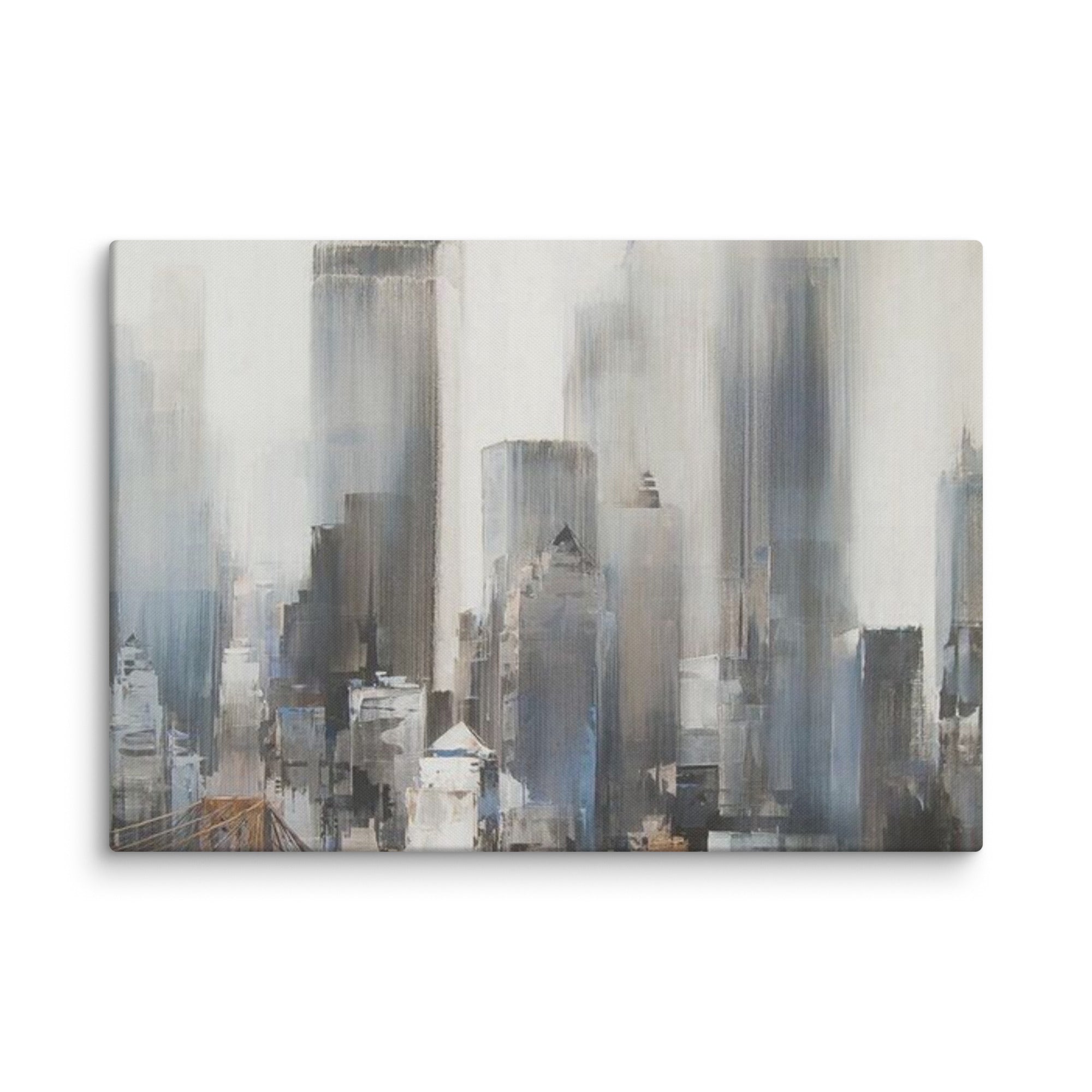 Vanguard canvas skyline front-facing product image in 30 x 60 inch statement piece