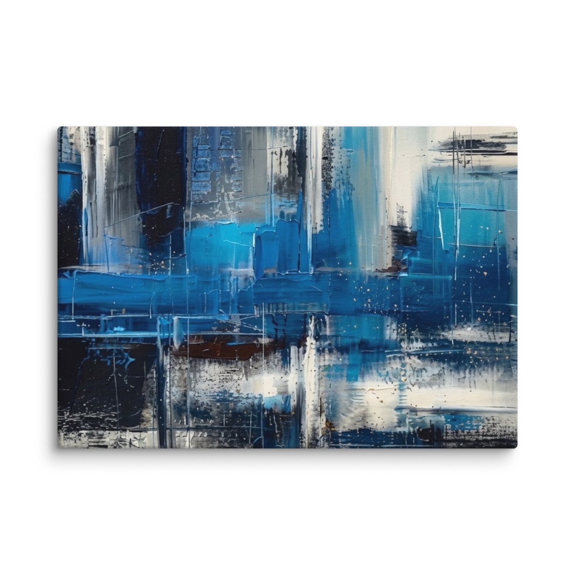 Isle canvas print product mockup in 24 x 36 inch statement piece