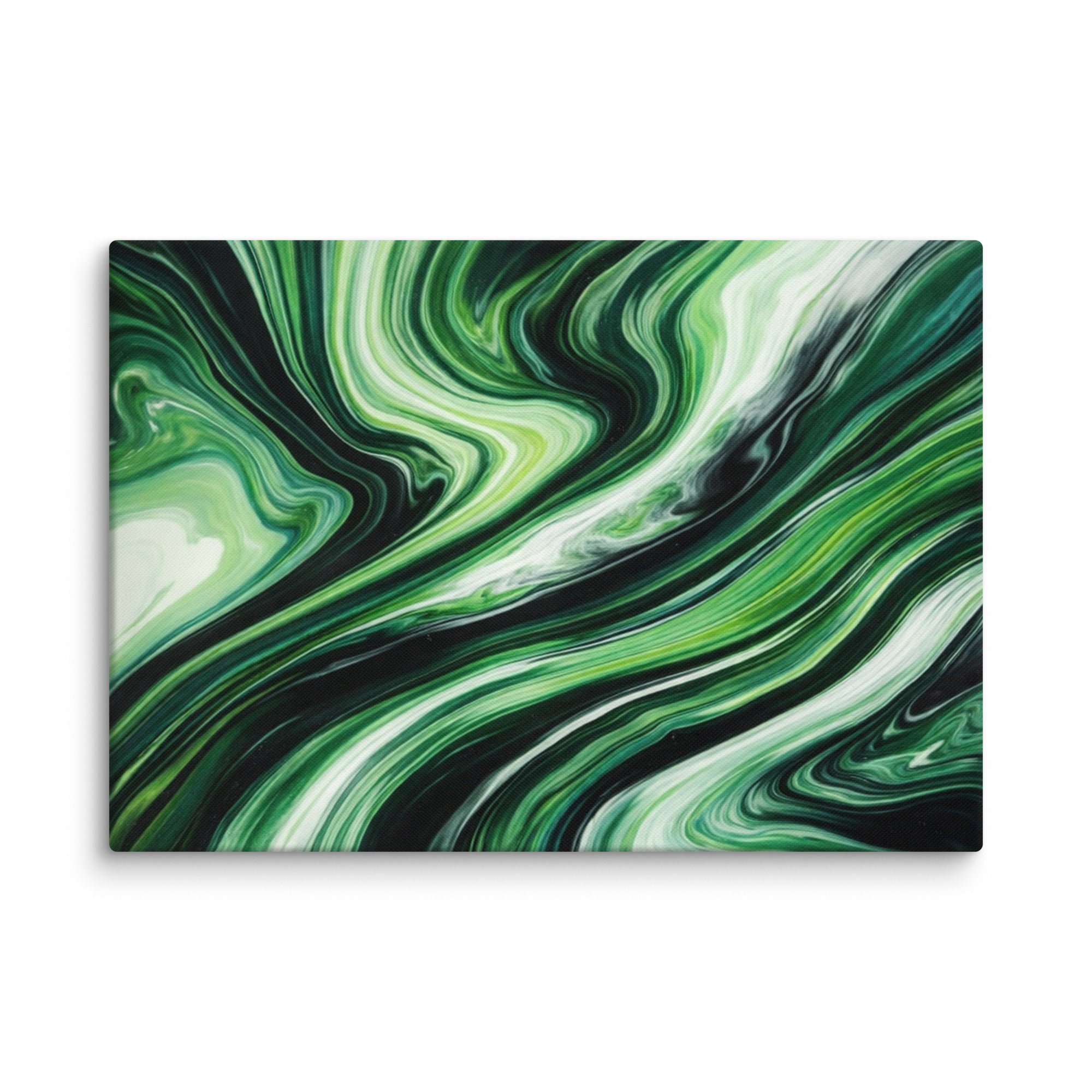Verdant canvas print product mockup in 24 x 32 inch large size