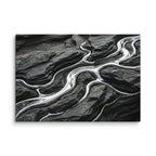 Basalt canvas print front-facing product image in 24 x 24 inch large size