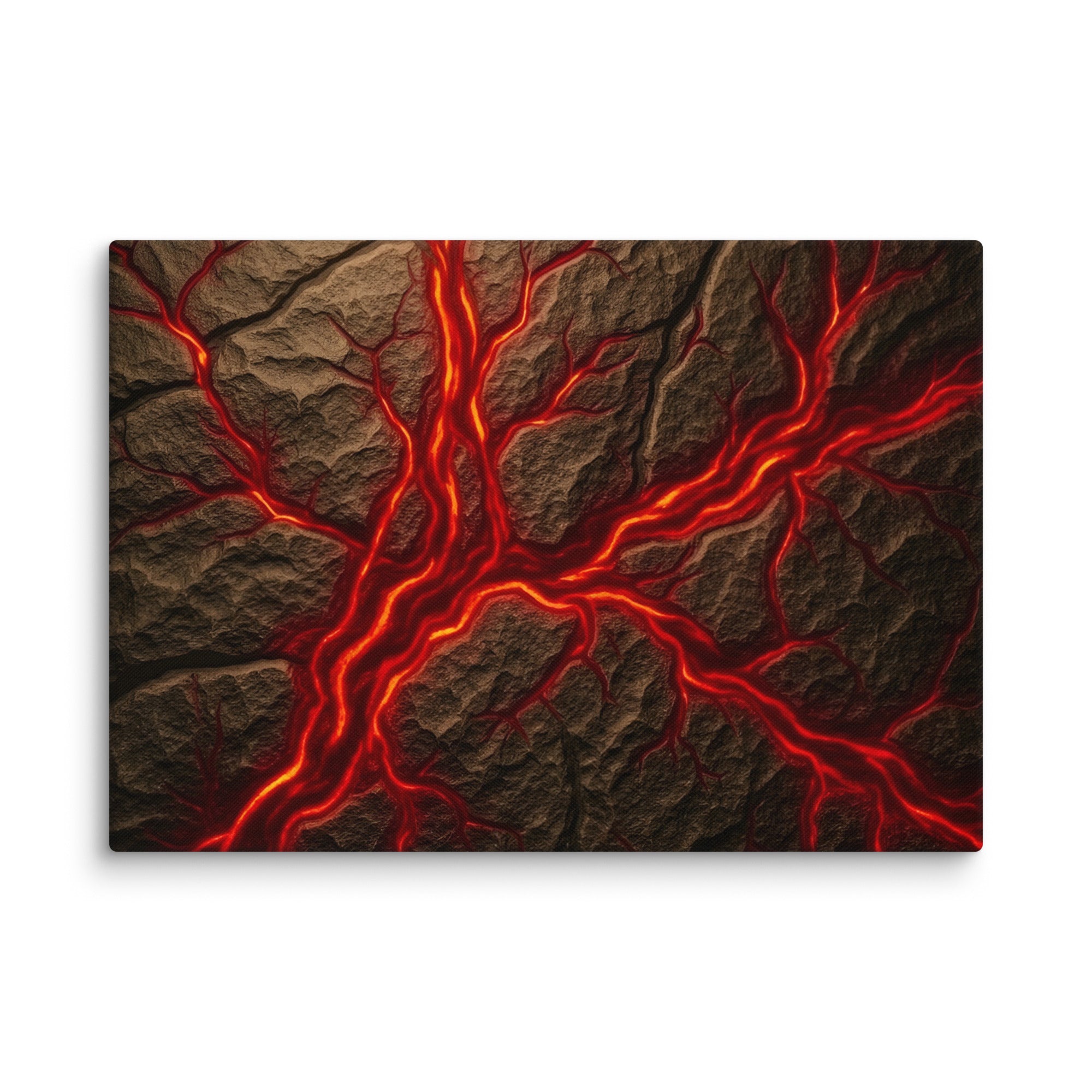 Magma canvas print product view in 24 x 36 inch statement piece