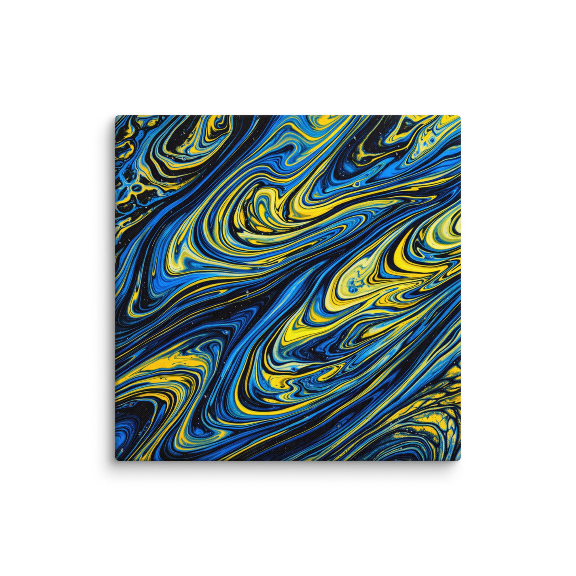 Coral canvas print product view in 24 x 48 inch statement piece