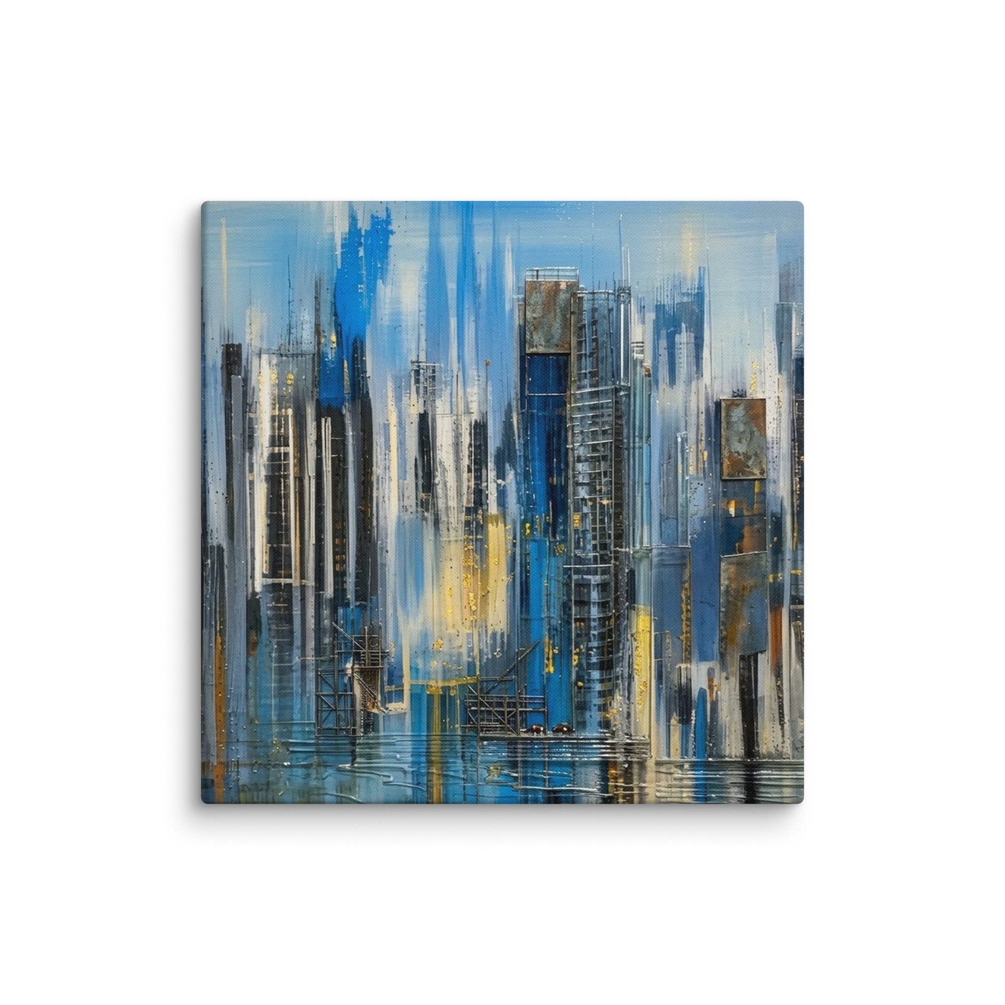 Facade canvas print product view in 24 x 32 inch large size