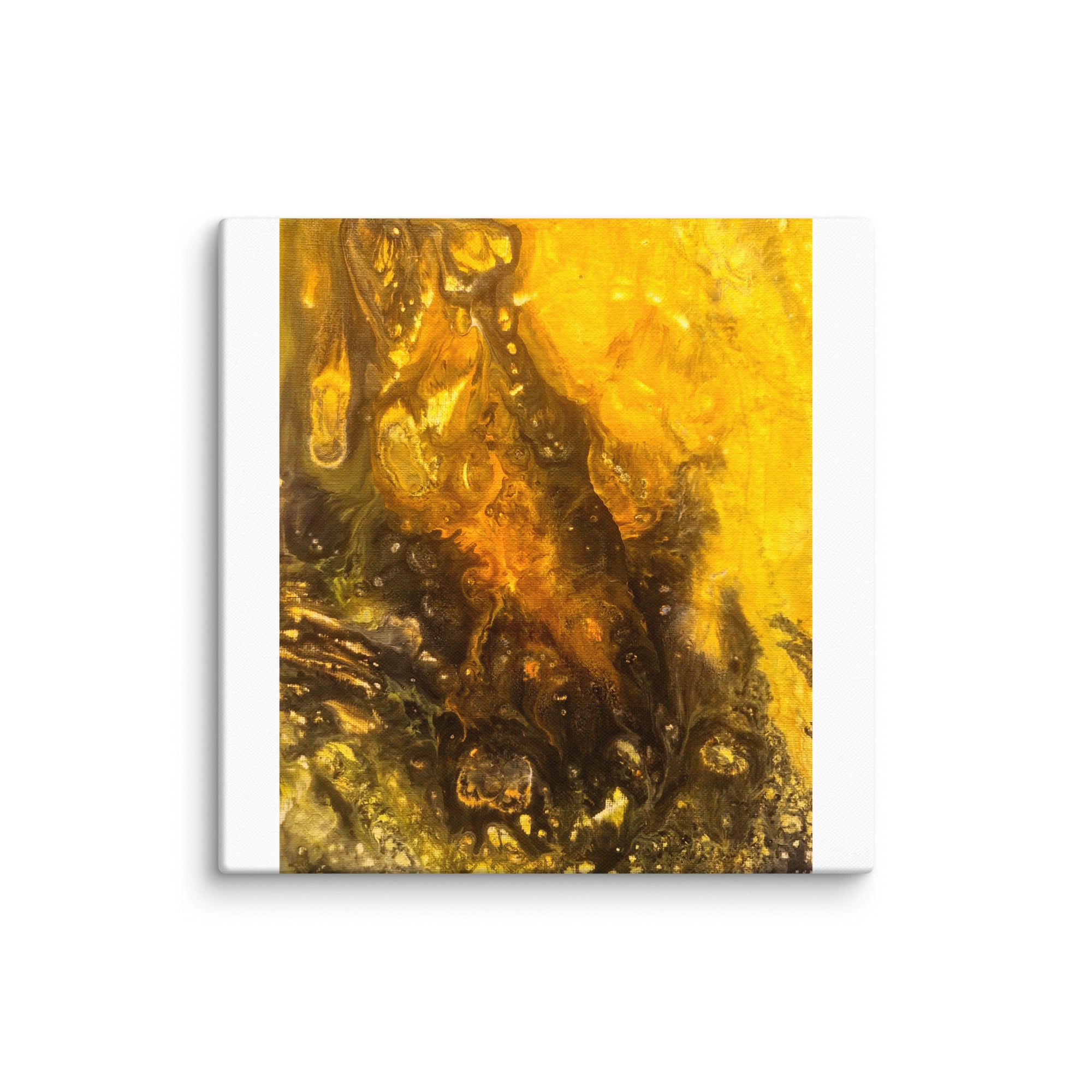 Flame canvas print product view in 24 x 36 inch statement piece