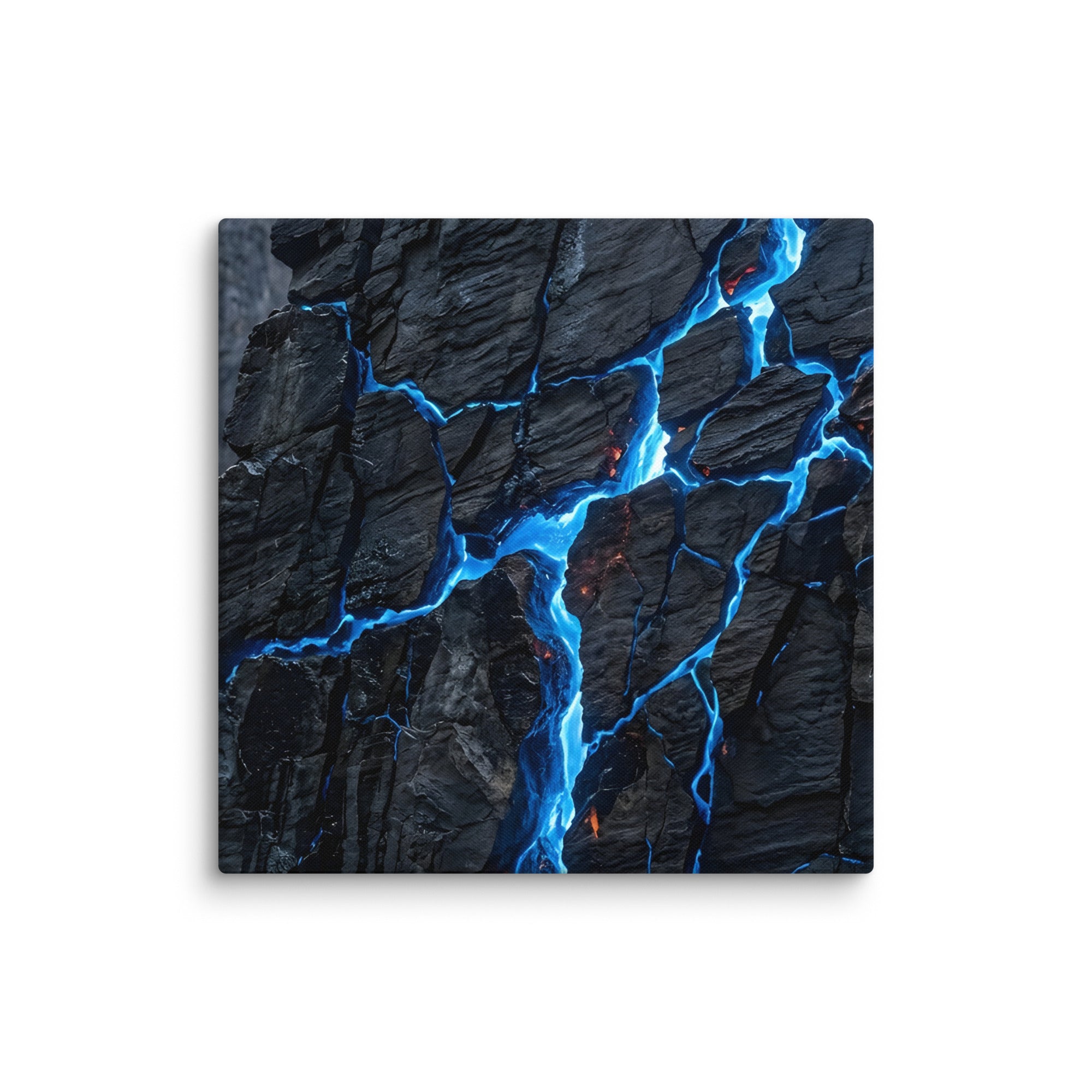Xenolith canvas print with product details shown in 26 x 26 inch large size