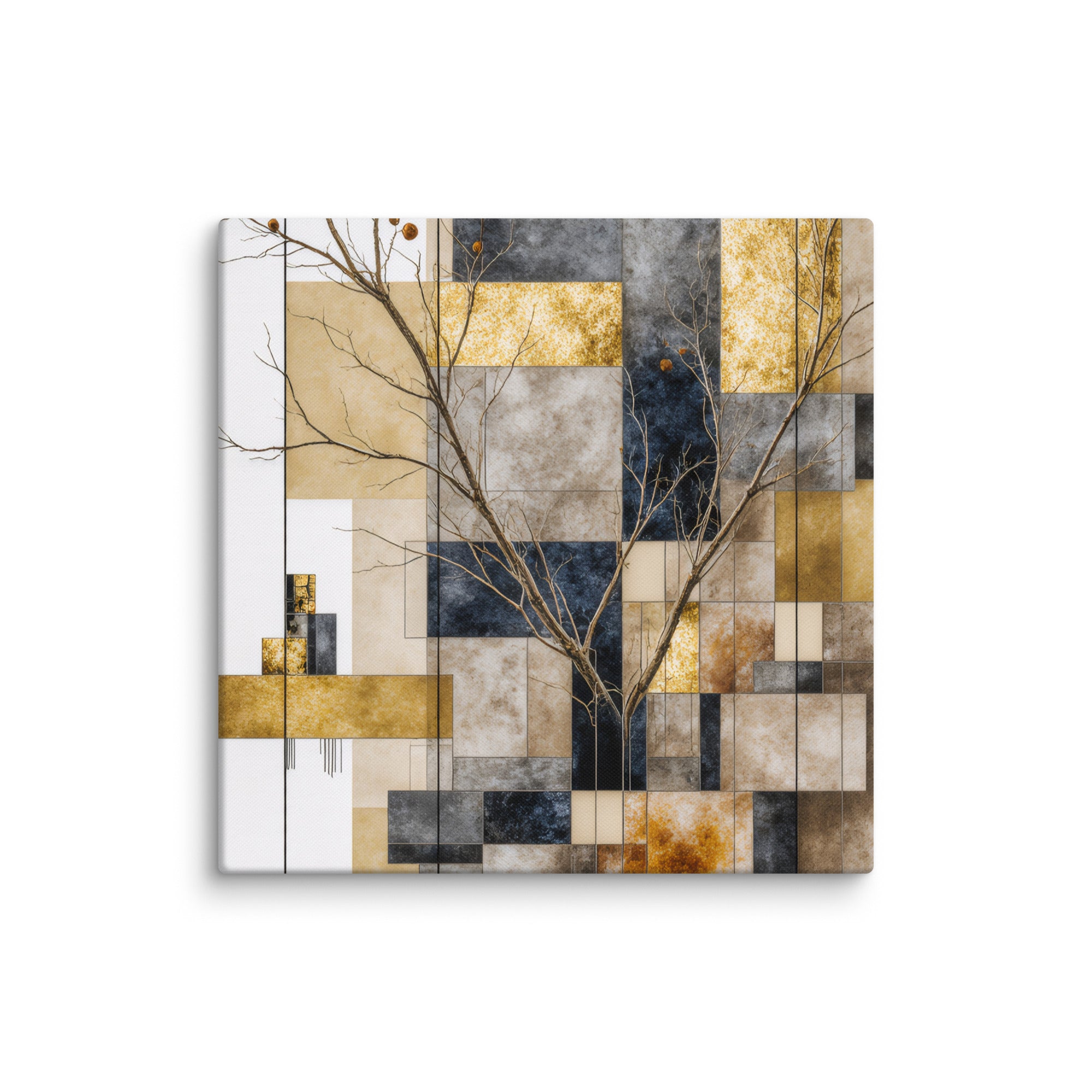 Solari canvas print with product details shown in 20 x 60 inch statement piece