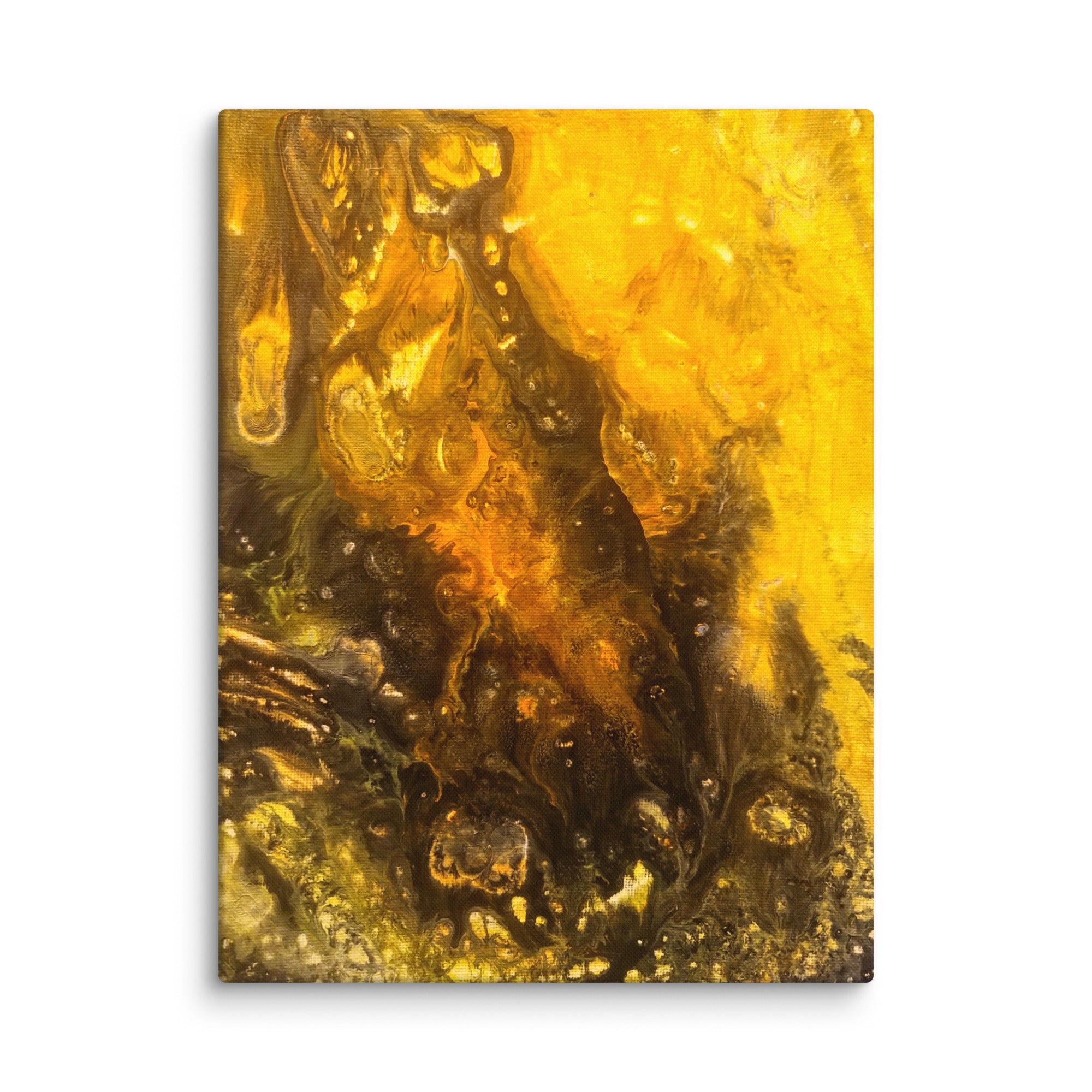 Flame canvas print image for product listing in 24 x 48 inch statement piece