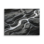 Basalt canvas print product mockup in 24 x 32 inch large size