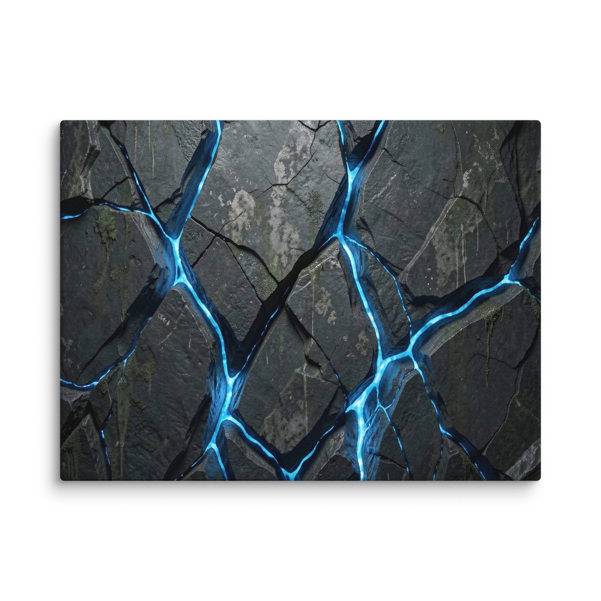 Igneous canvas print with product details shown in 26 x 26 inch large size