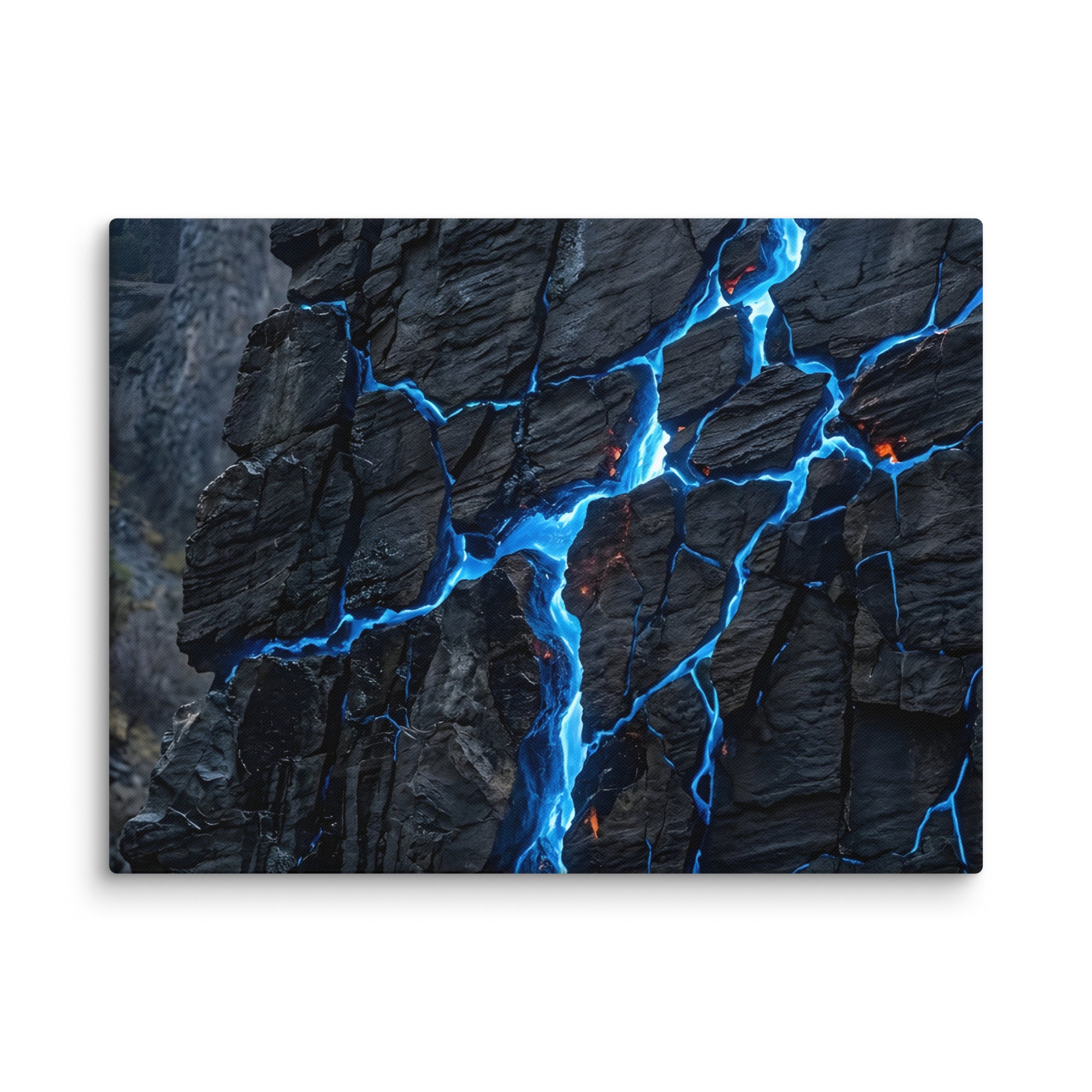 Xenolith canvas print, wall display view in 26 x 40 inch statement piece