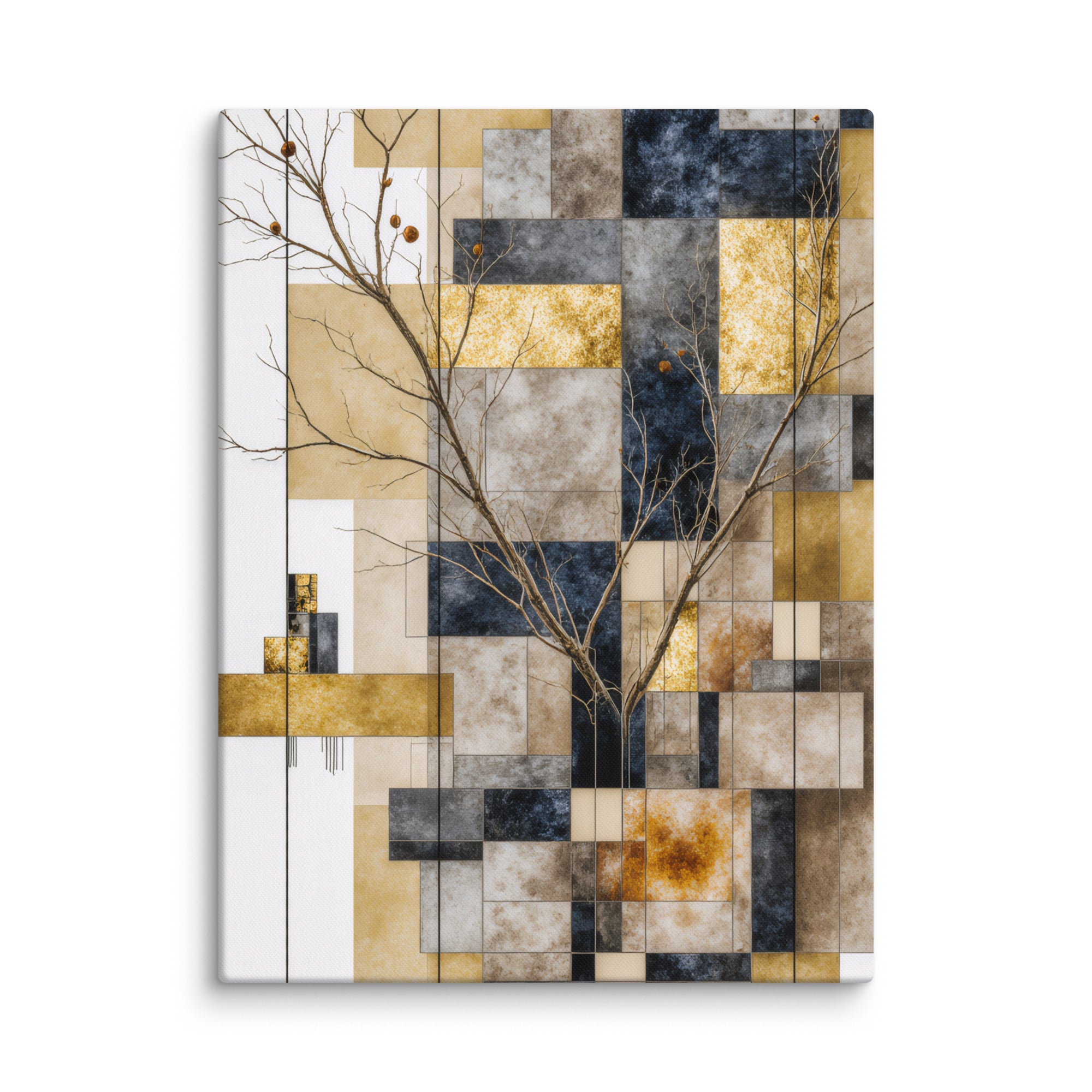 Solari canvas print, wall display view in 24 x 24 inch large size