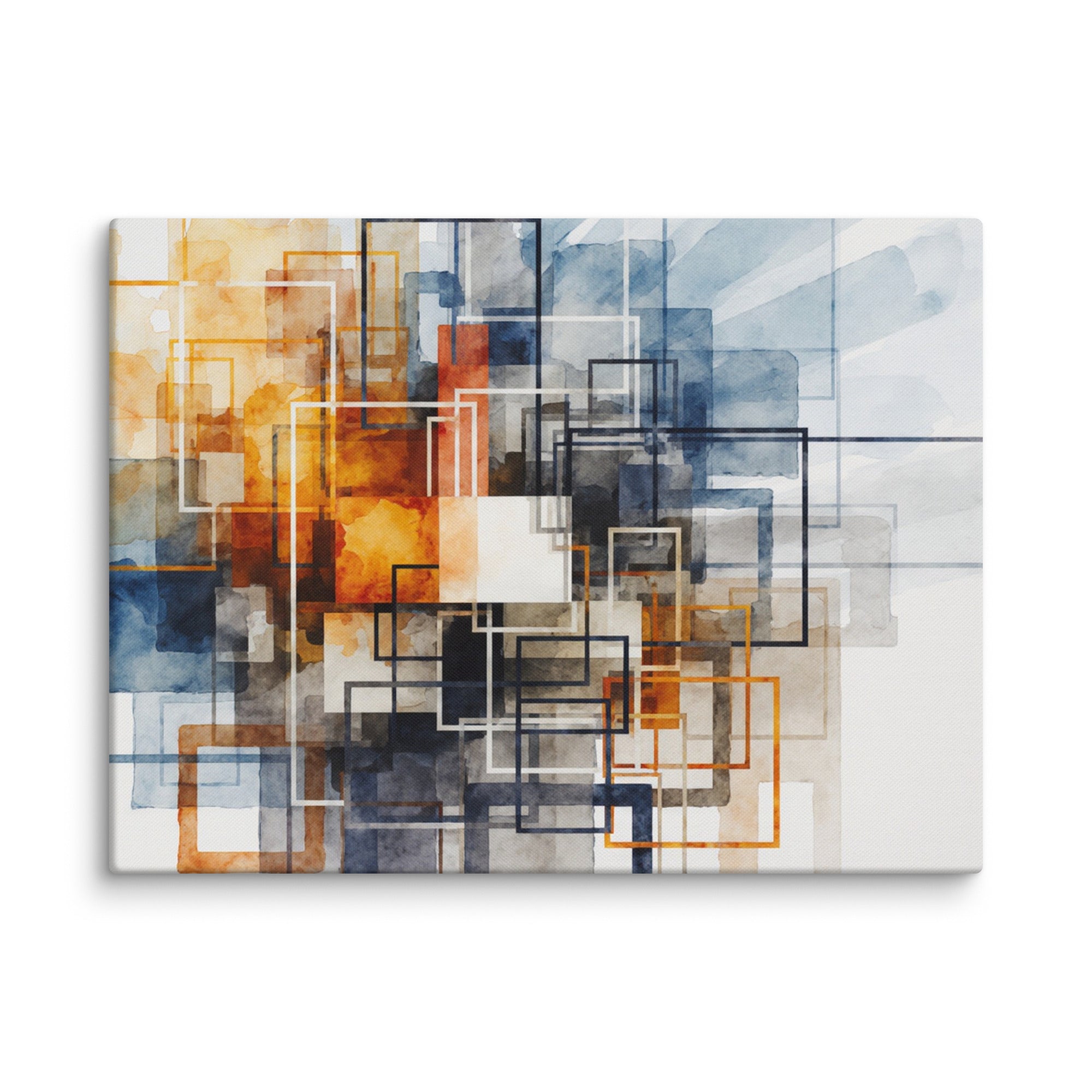 Tessera canvas print with product details shown in 20 x 60 inch statement piece
