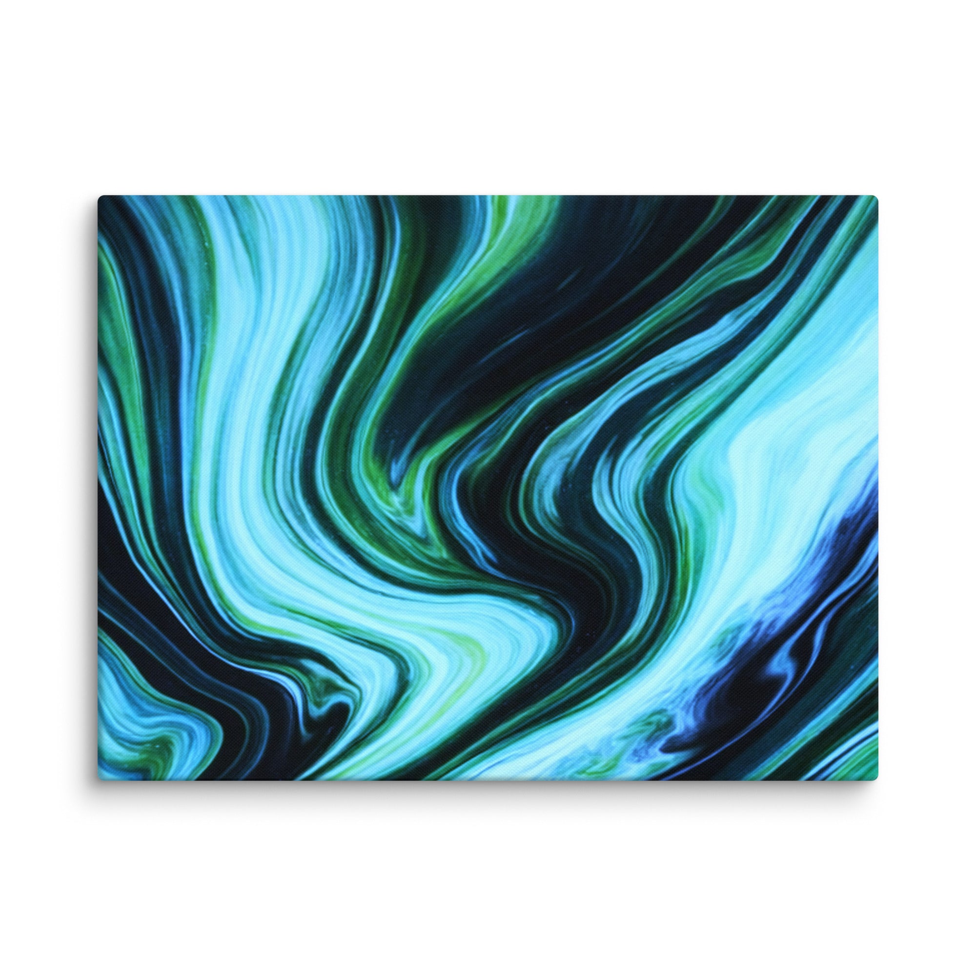 Velocity canvas print with product details shown in 20 x 60 inch statement piece